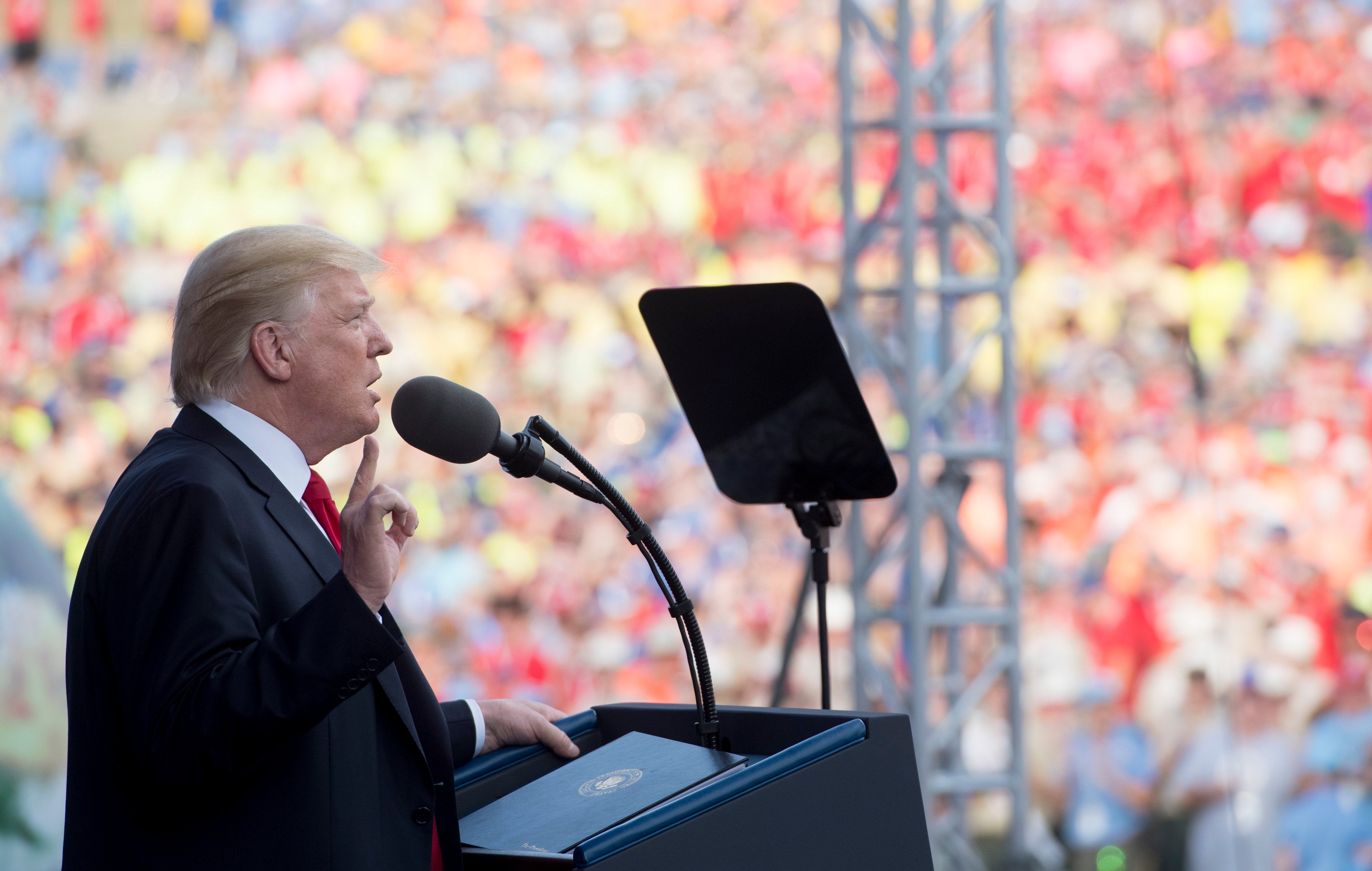 Current And Former Boy Scouts React To President Trump's Jamboree Speech
