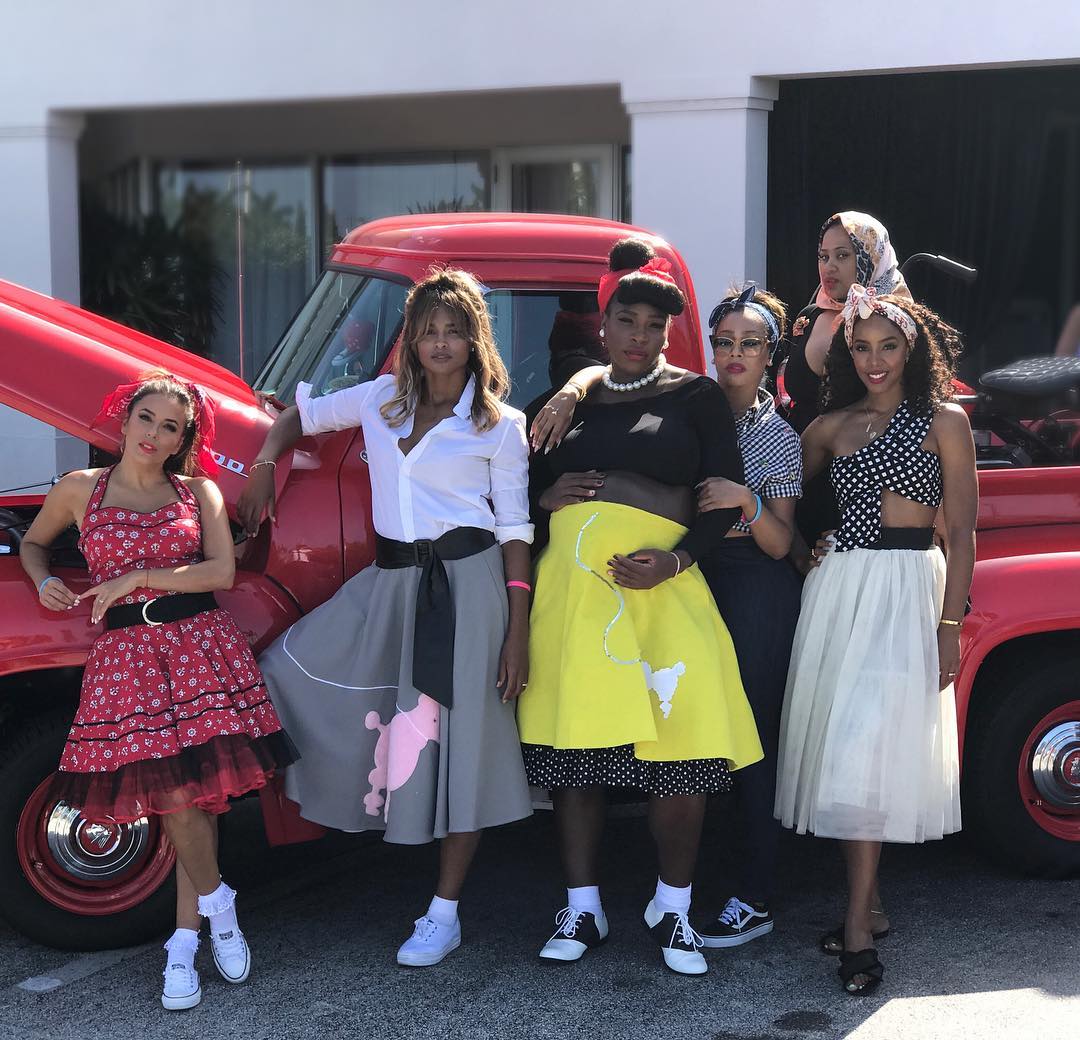 Serena Williams Had a Star-Studded '50s-Themed Baby Shower and it Was Amazing
