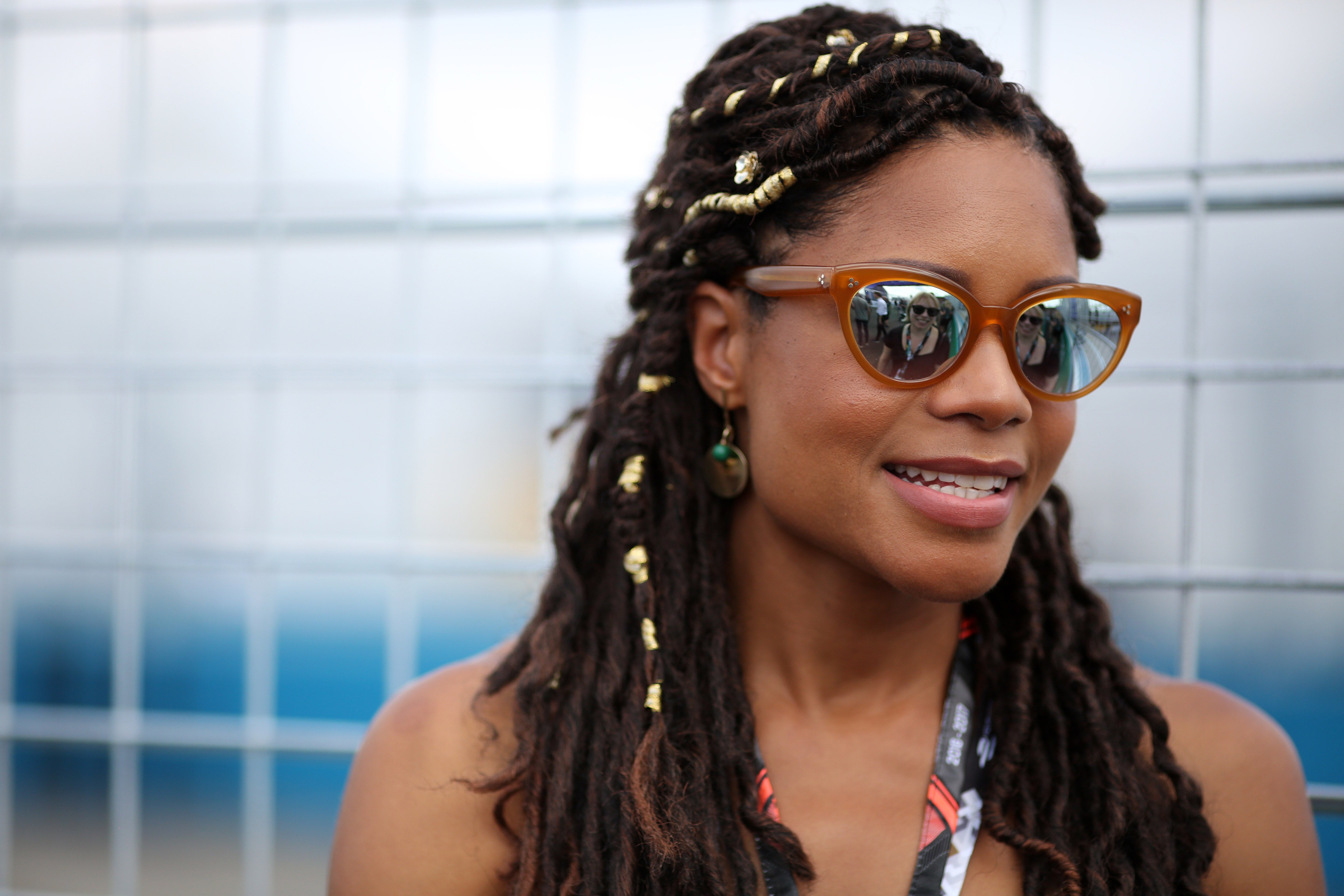 Naomie Harris Ditched Her Straight Hair For Faux Locs and We're Obsessed
