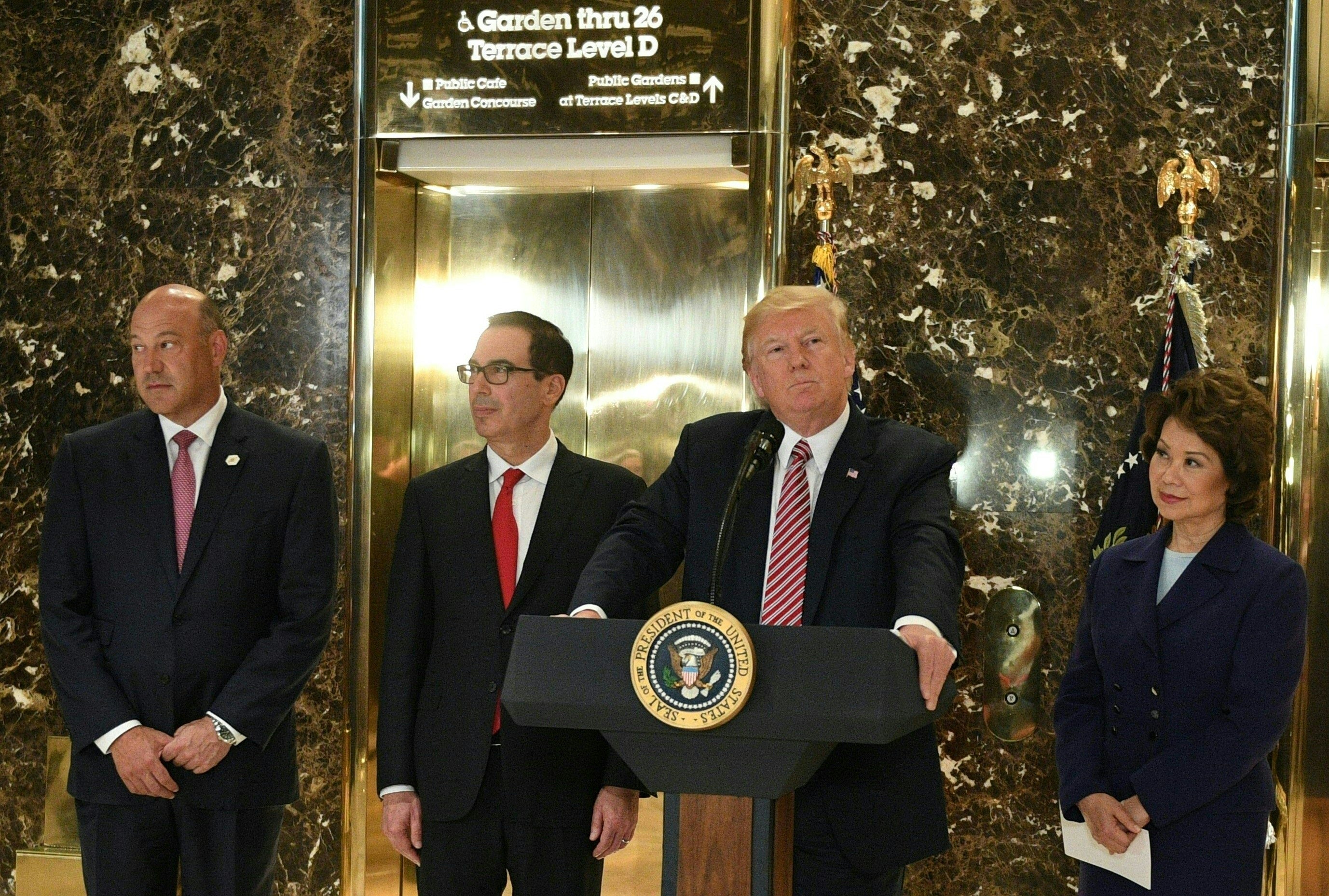 6 Times Trump Defended White Supremacists, Slaveowners In His 'Infrastructure' Press Conference
