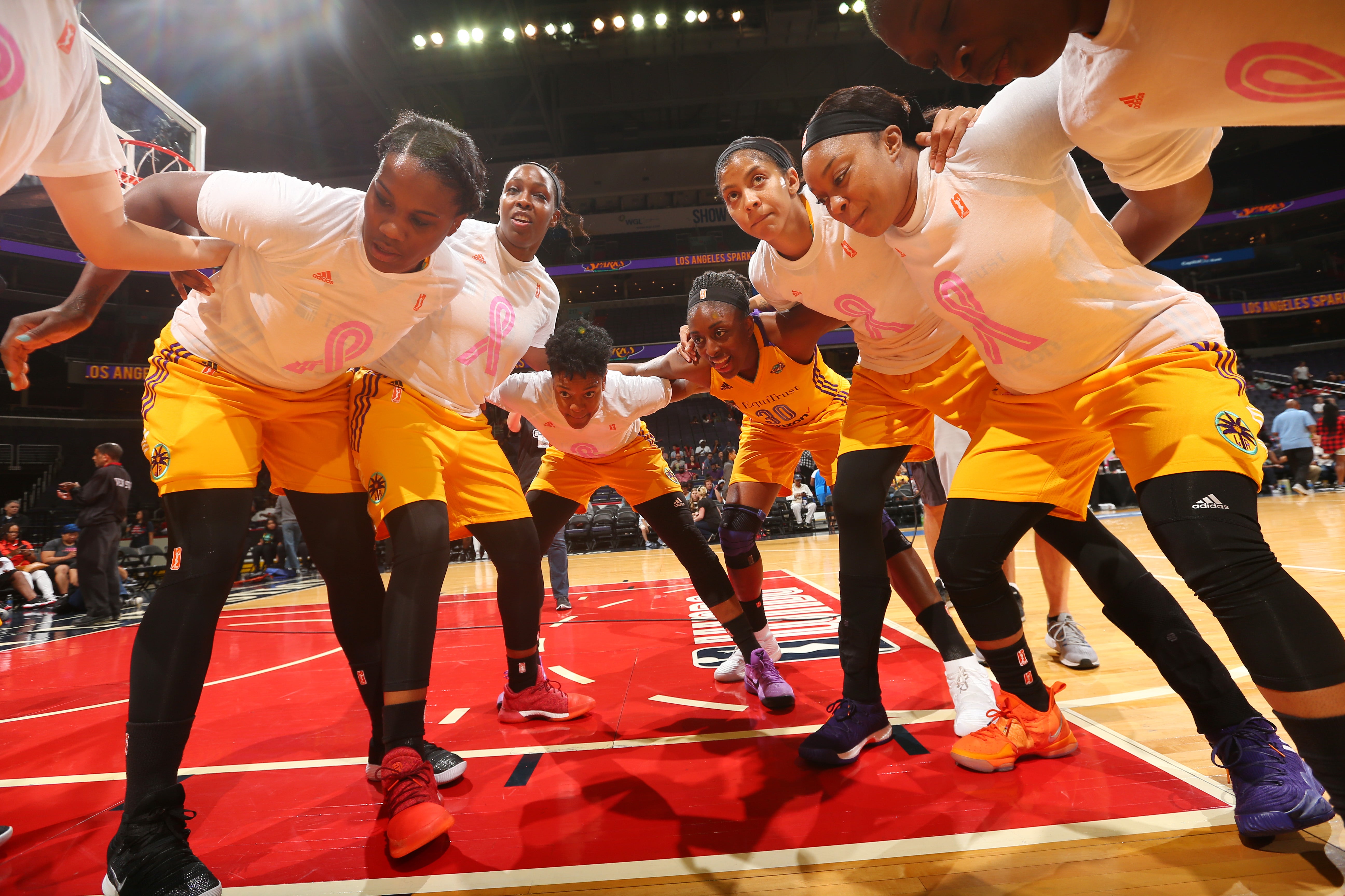 WNBA Teams Unite For National Anthem Protest After White Supremacist Violence In Charlottesville
