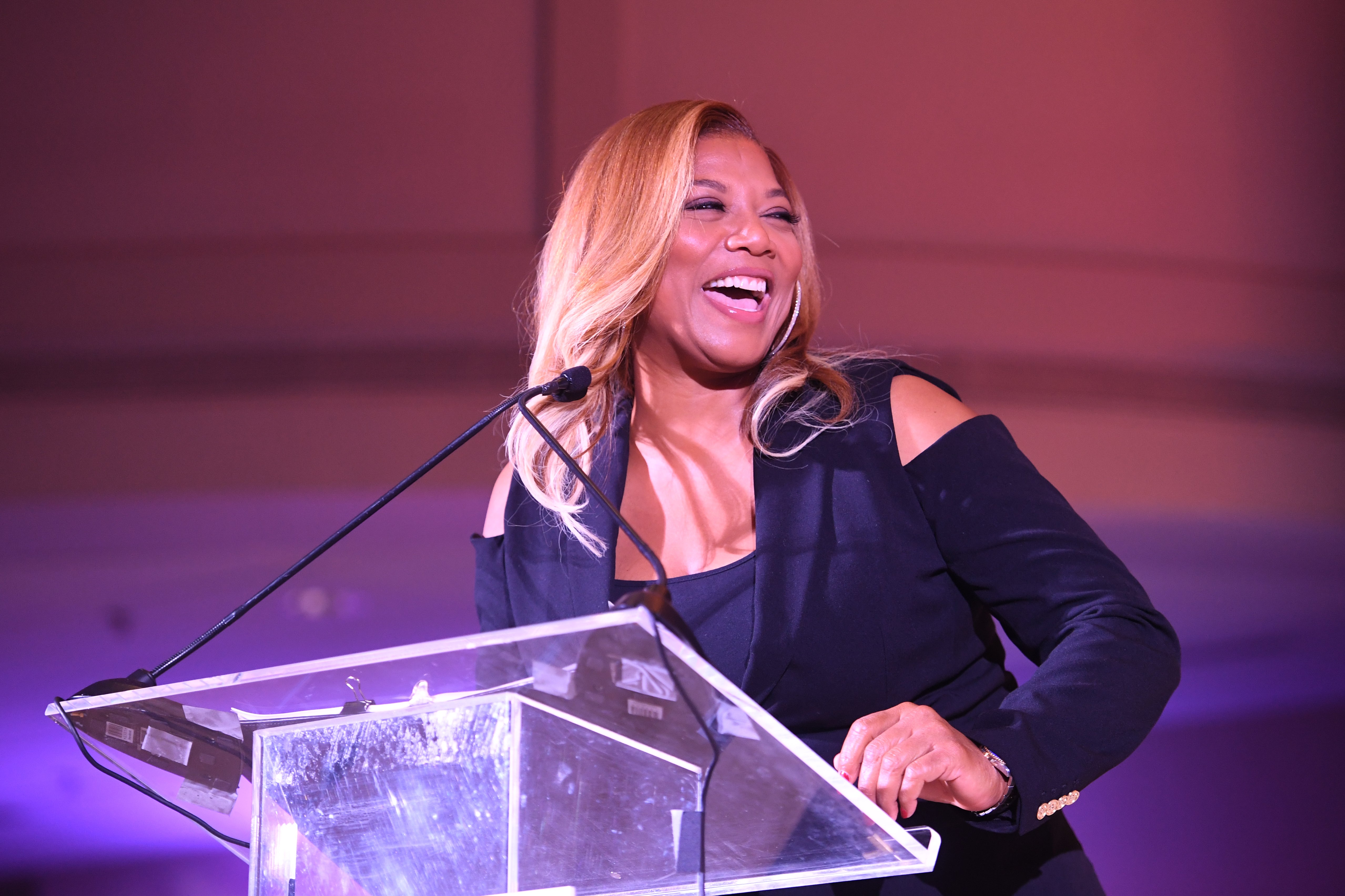 Queen Latifah, Gabrielle Union, Lala Anthony and More Celebs Out and About
