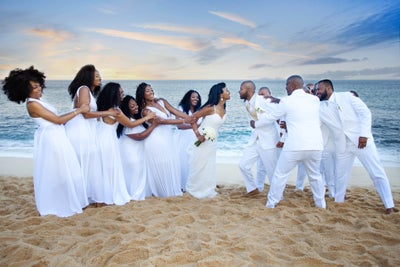Bridal Bliss: Creators of Emmy-Nominated Web Series ‘Tough Love’ Caleb And Roni’s Amazing All-White Wedding