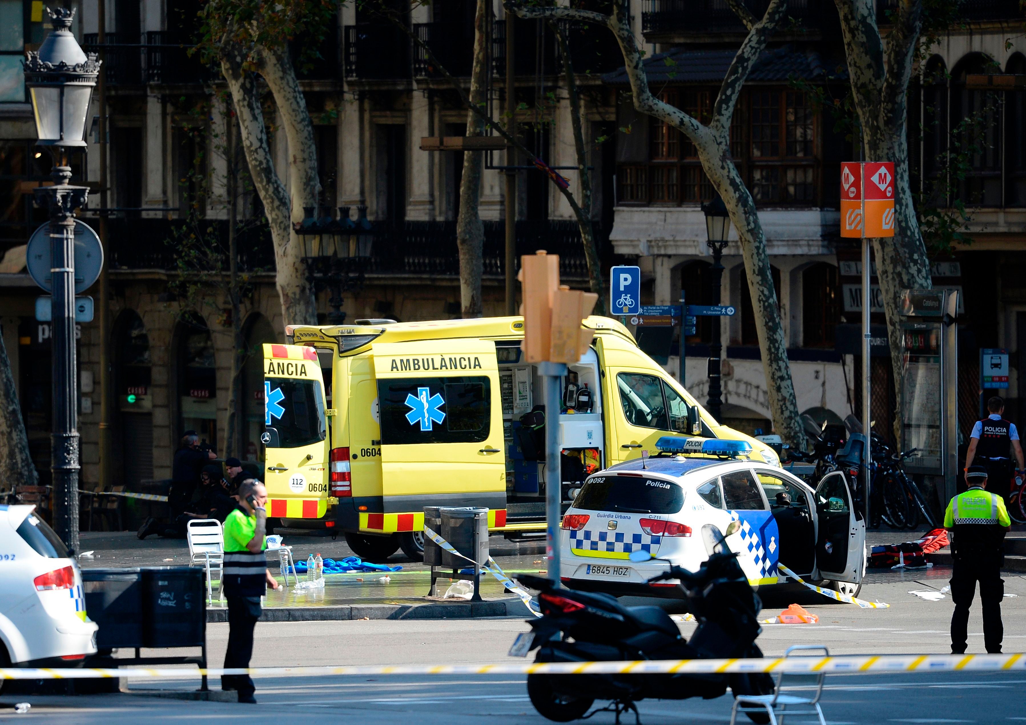 Police Deadly Van Attack In Barcelona An Act Of Terrorism Essence