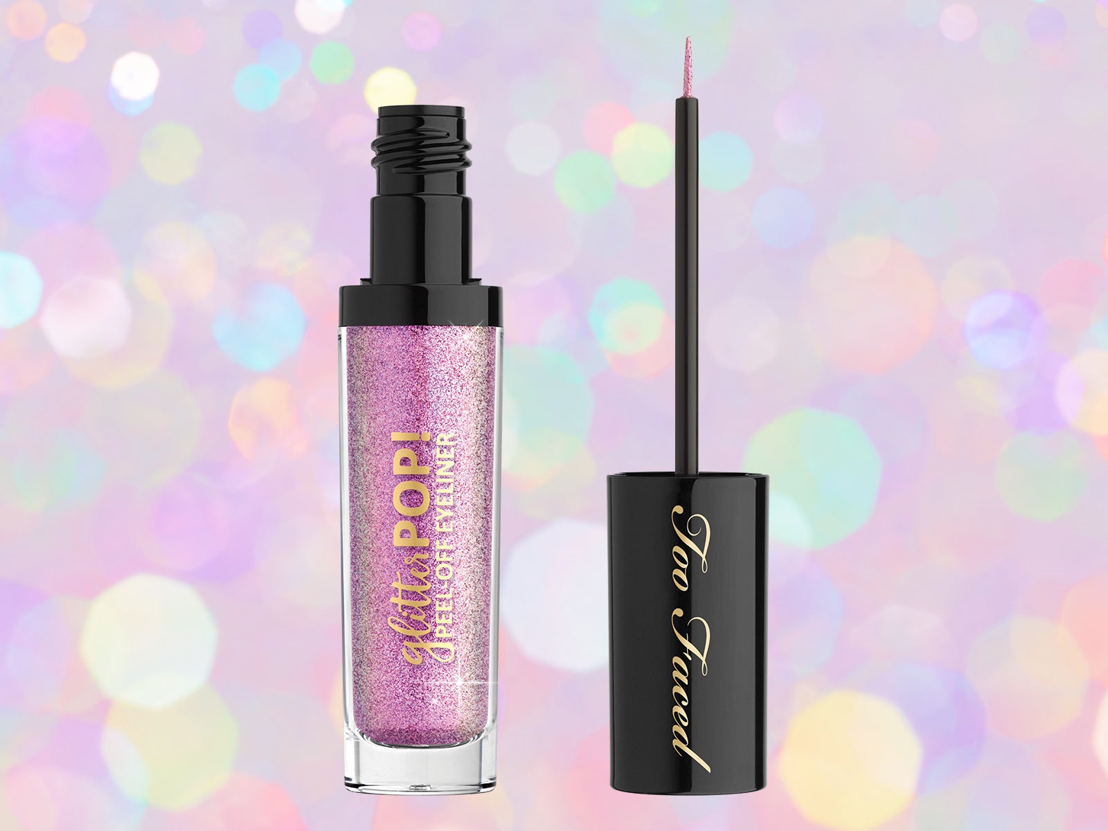 Too Faced’s Peel-Off Glitter Eyeliner Is the Secret to Zero Fallout
