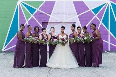Bridal Bliss: Cottrell And Niles’ Modern Wedding Was Simply Marvelous