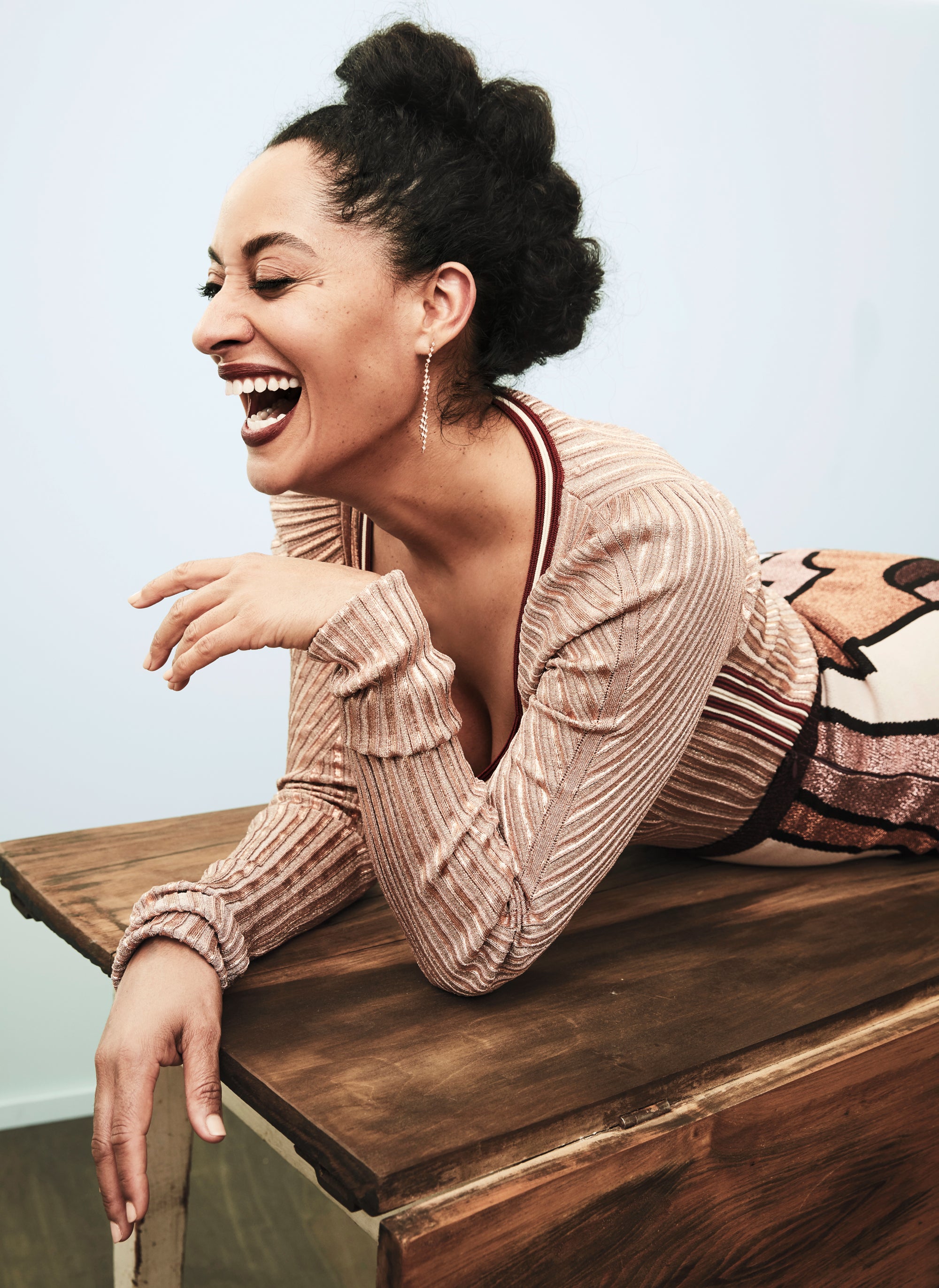 Tracee Ellis Ross Wears Lipstick To The Gym—Here's Why