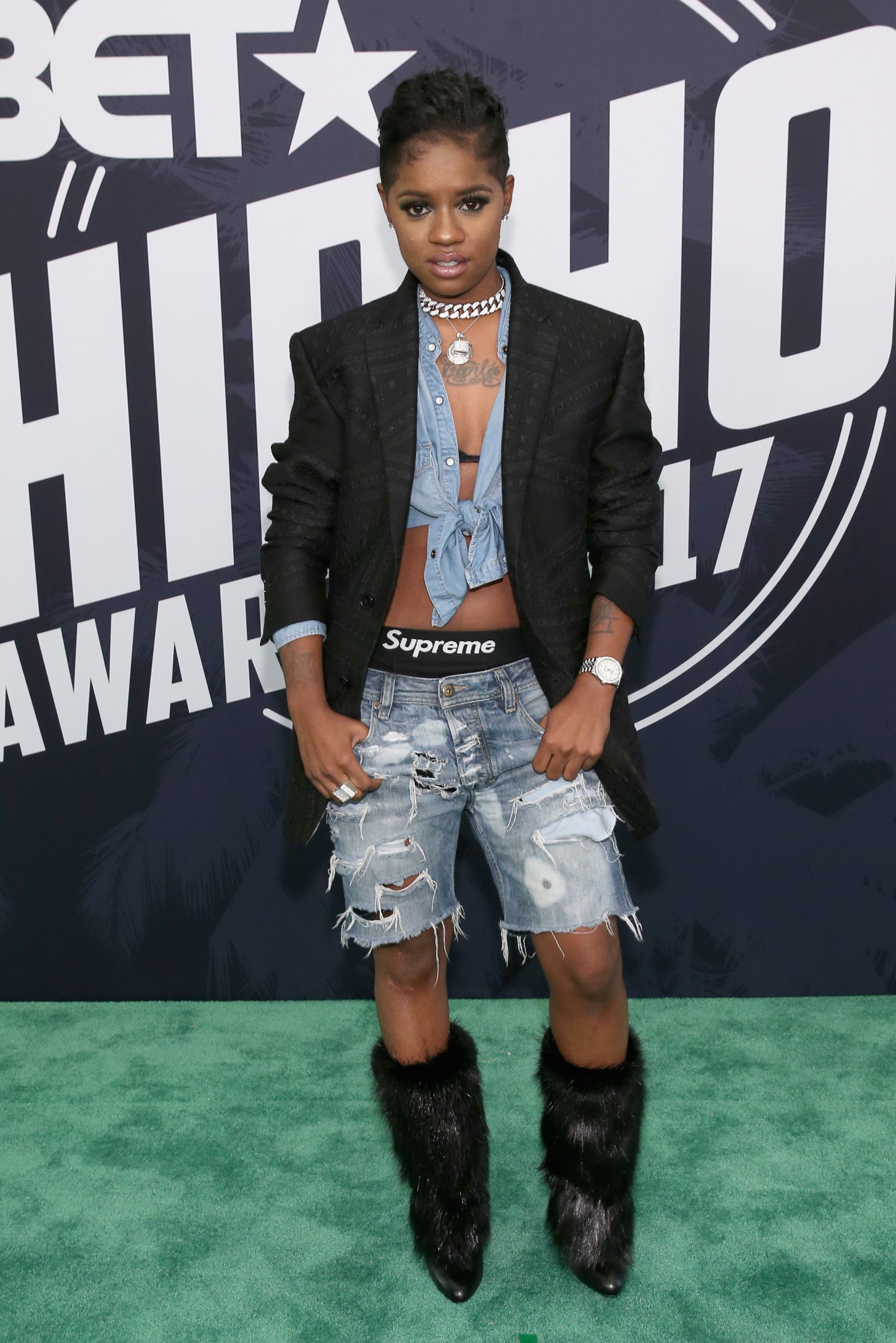 Stars Shine at the 2017 BET Hip Hop Awards
