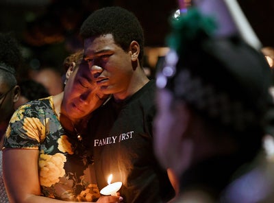 Thousands Attend Vigil For Las Vegas Police Officer Killed In Massacre