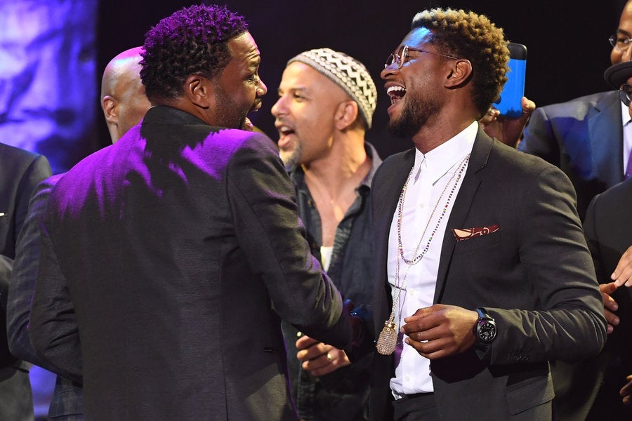 Usher And Anthony Anderson Have A Rap Battle On 'Drop The Mic' Essence