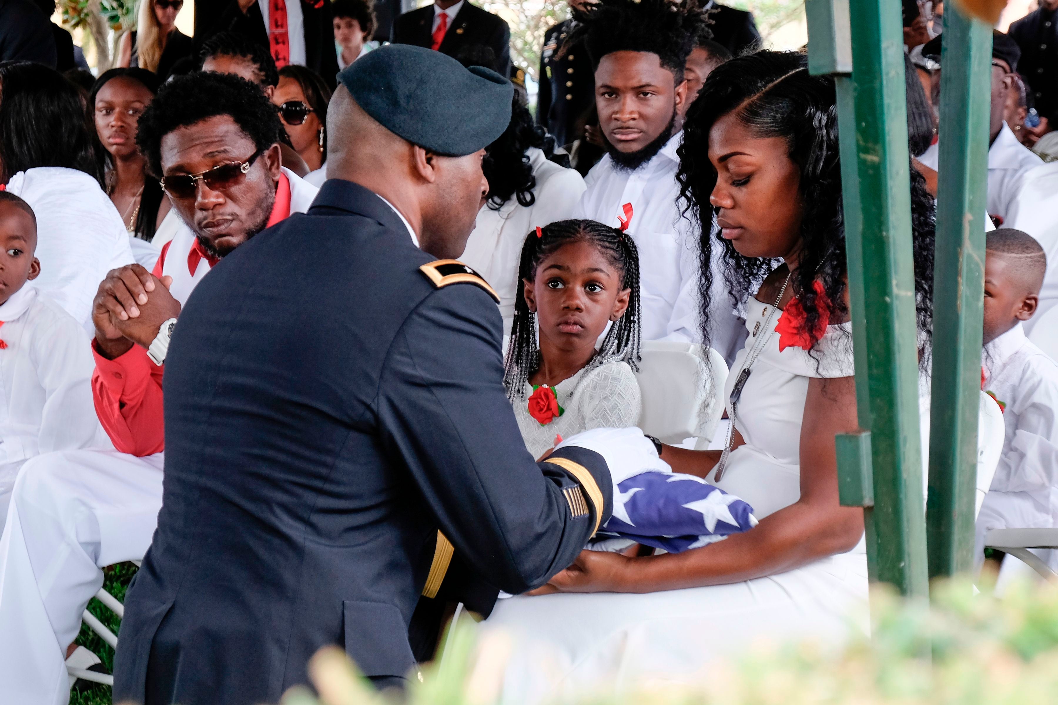 The White House Won’t Tell Myeshia Johnson Anything About Her Husband's Death
