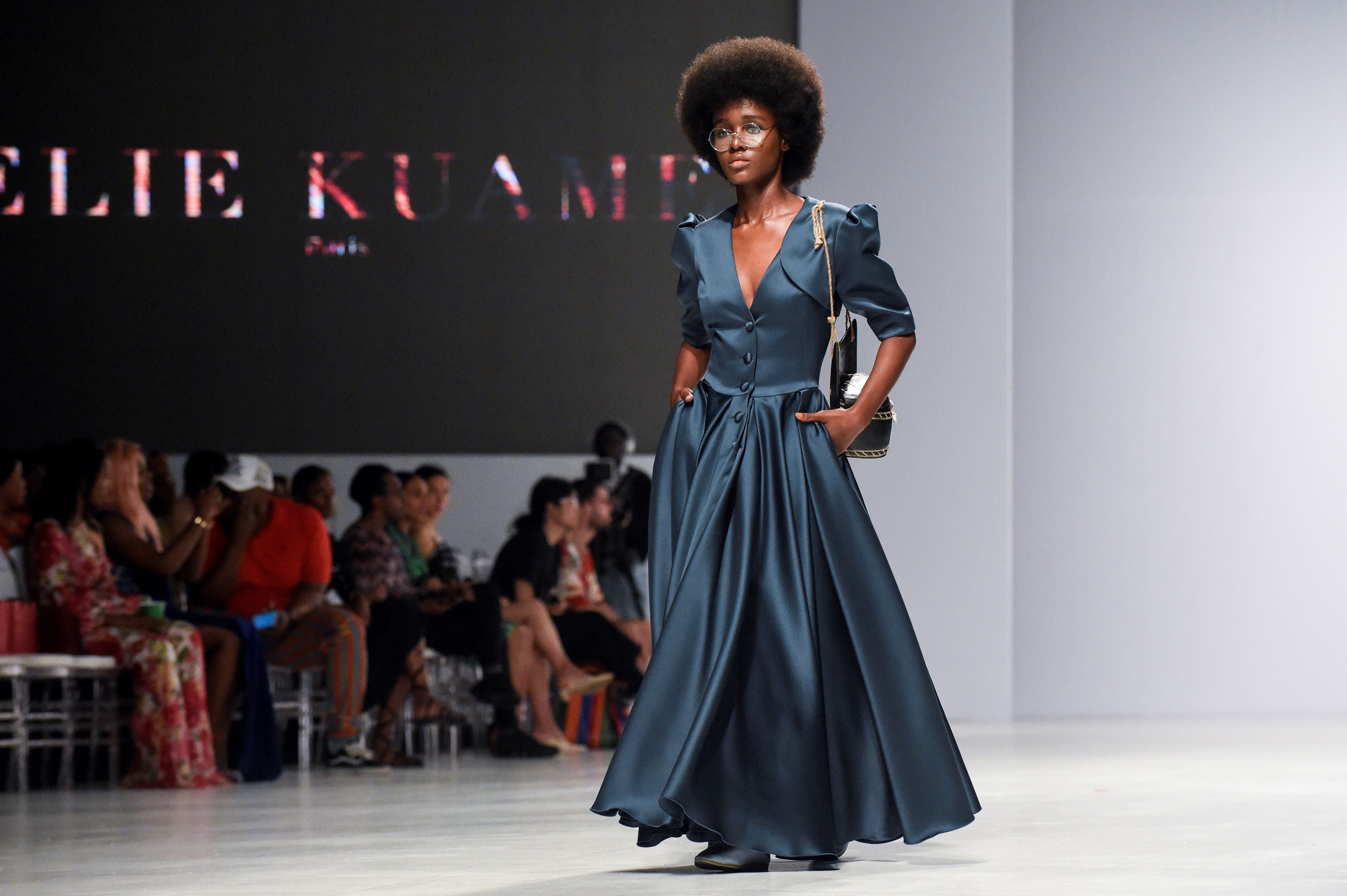 Curvy Beauties Light Up The Runway On Day 2 Of Lagos Fashion Week In Nigeria
