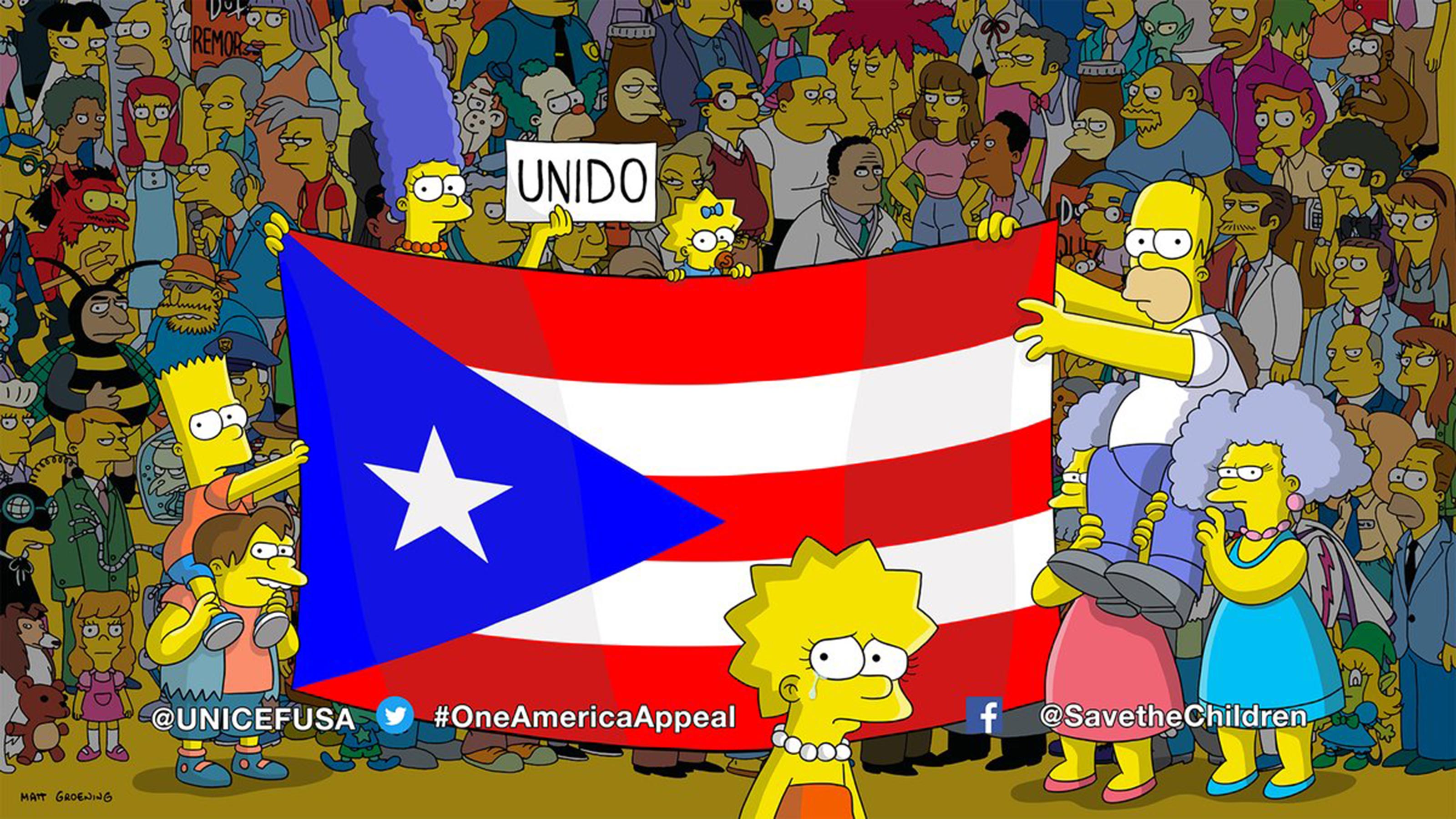‘The Simpsons’ Premiere Ends With Messages Urging Additional Aid For Puerto Rico
