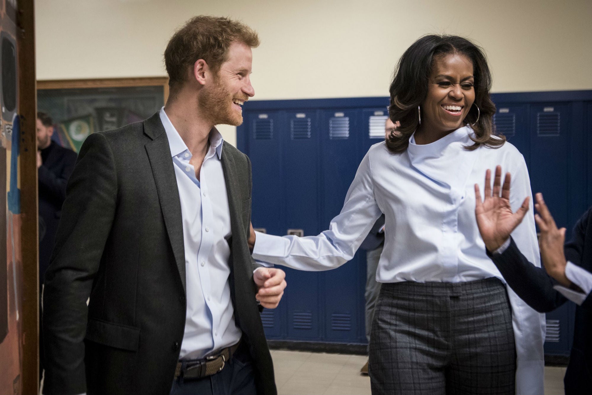 Prince Harry And Michelle Obama Made These Chicago High School Students' Day
