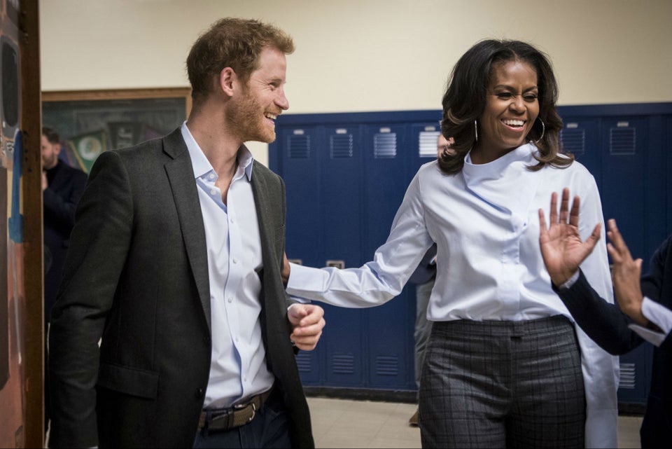 Prince Harry And Michelle Obama Made These Chicago High School Students’ Day