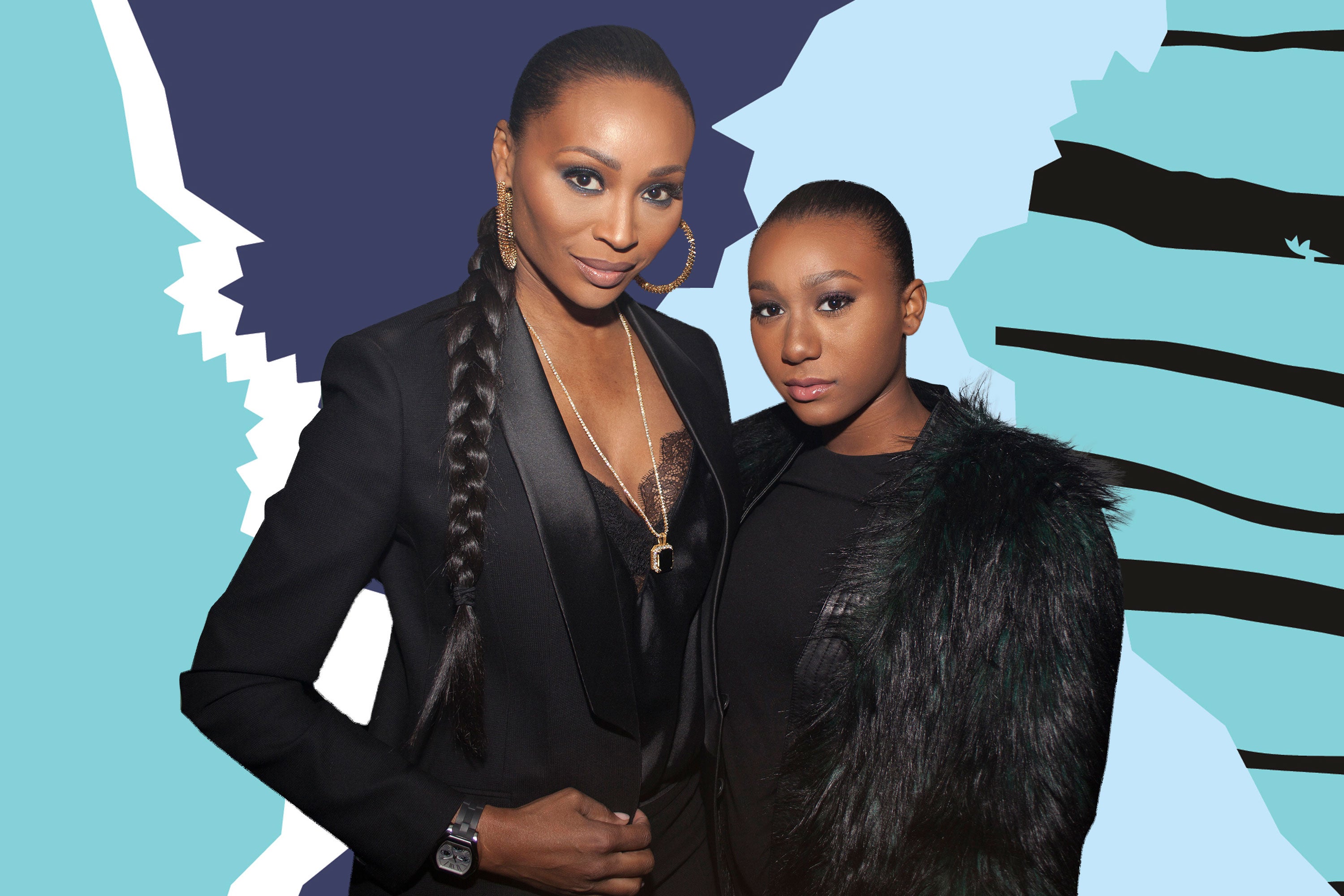 Cynthia Bailey's Daughter Noelle Is Her Twin In This Photo From NeNe Leakes' Birthday Party

