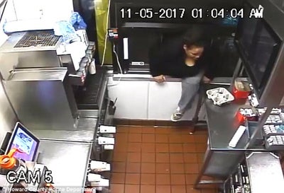 Woman Arrested After Climbing In A McDonald’s Drive-Thru Window To Allegedly Take Cash And Food