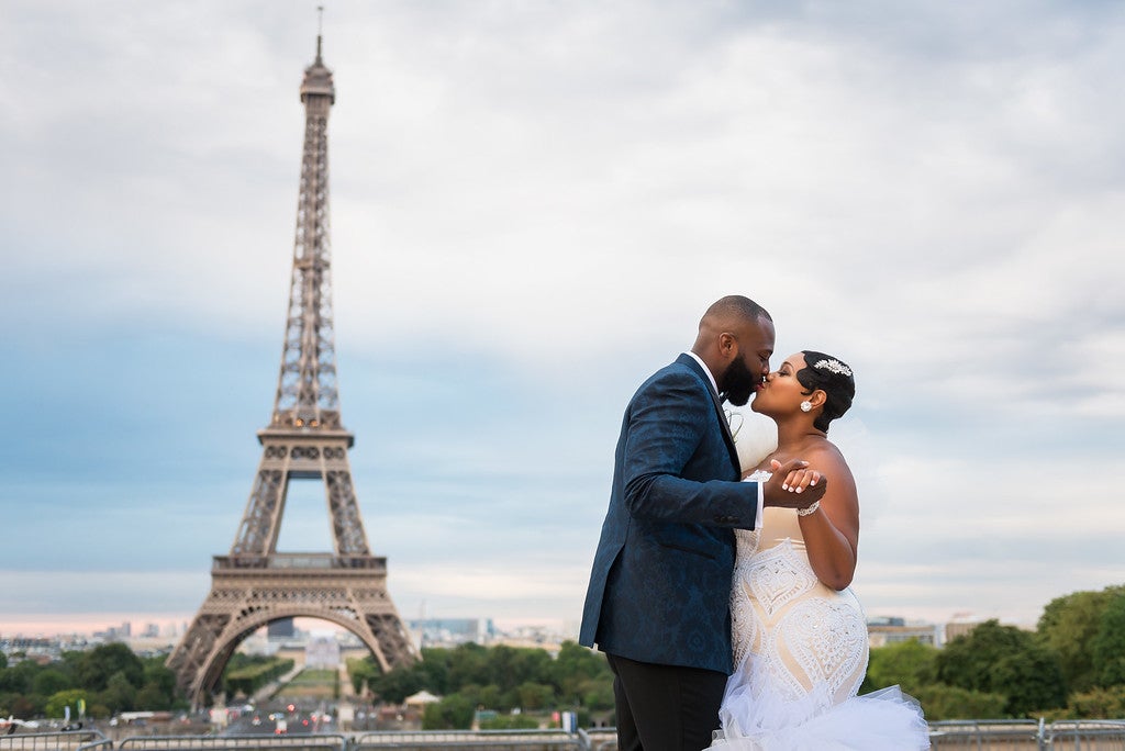 Bridal Bliss: Cornelius And Brandy Eloped In Paris And Their Wedding Photos Are Absolutely Beautiful
