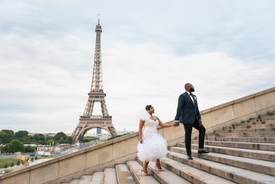 Bridal Bliss: Cornelius And Brandy Eloped In Paris And Their Wedding Photos Are Absolutely Beautiful