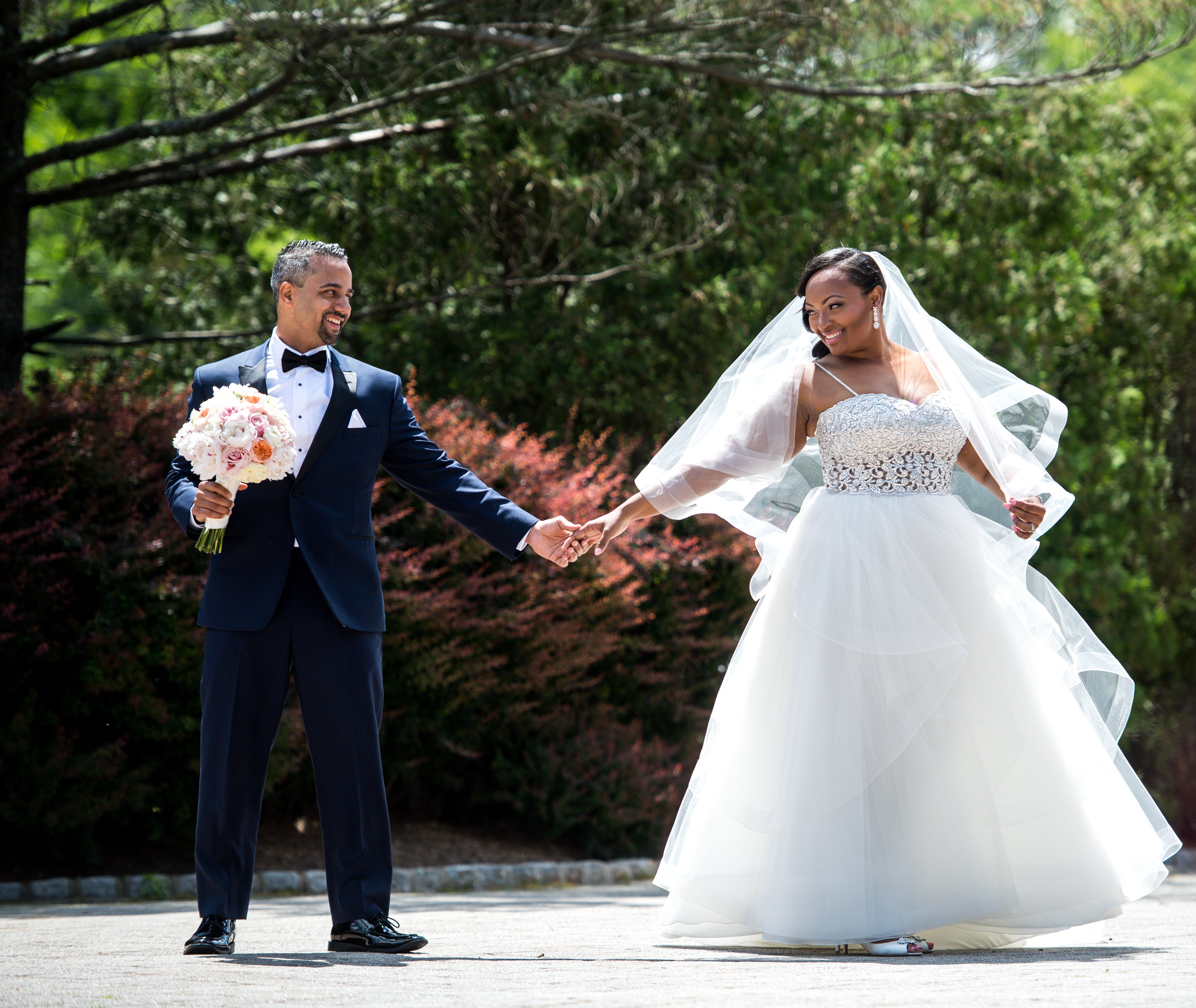 Bridal Bliss: See Guillermo And Jolie's Gorgeous Garden Wedding With New Orleans Flair
