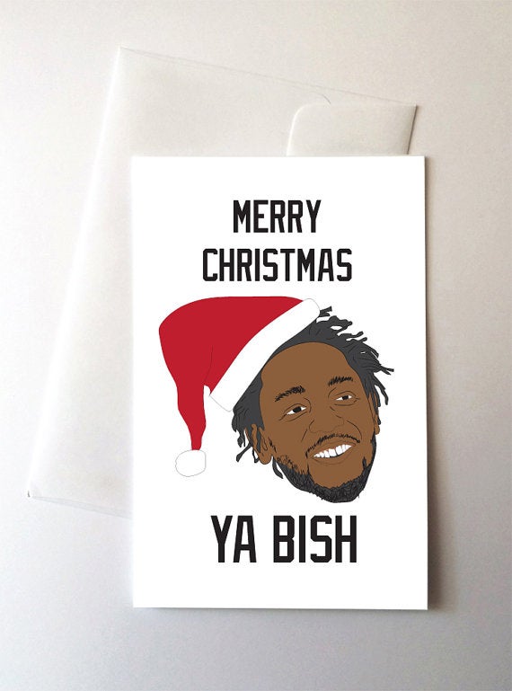 14 Black Christmas Cards On Etsy That Say Exactly What You Want Them To
