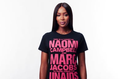 ICYMI: Naomi Campbell Designed A Really Important T-Shirt For World AIDS Day