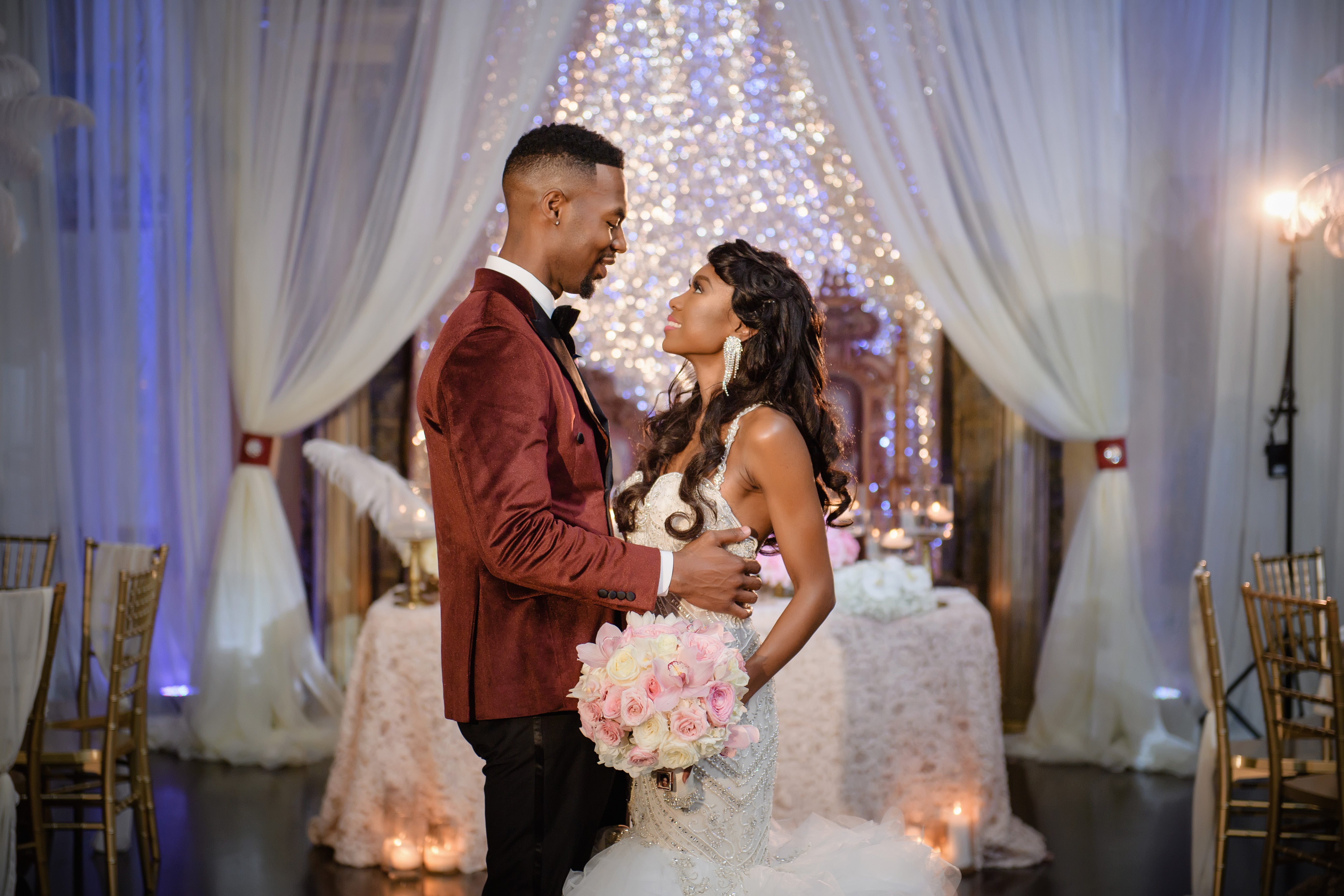 Bridal Bliss: Robin and Isaac’s Glam Wedding Was A Real Stunner