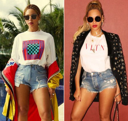 Christmas in Sizzling Shorts! Beyoncé Rocks Two Denim Looks in Latest Instagram Photo Shoots