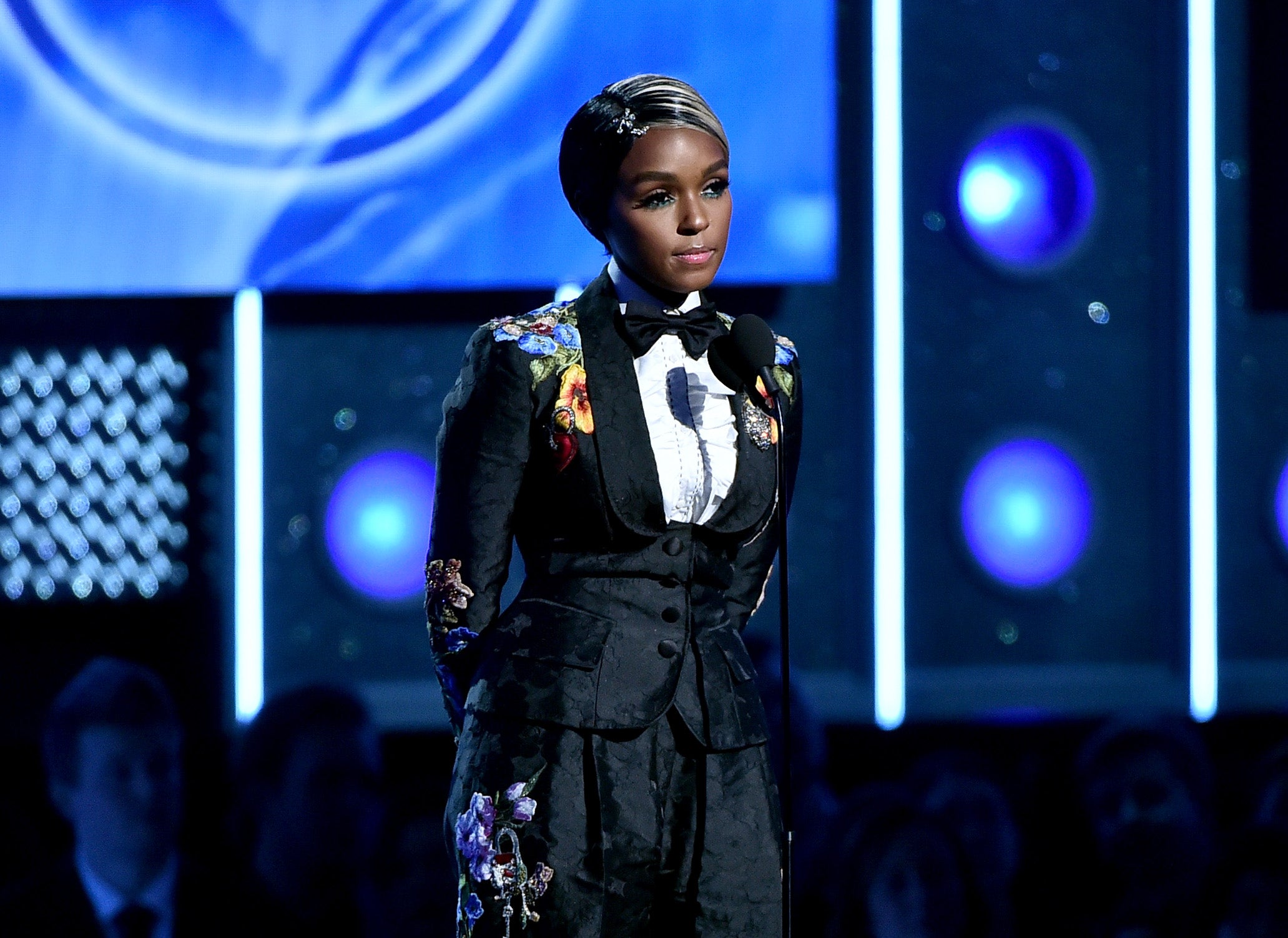 GRAMMYs 2018: Janelle Monáe Declares 'Time's Up' On The Abuse Of Power In The Music Industry
