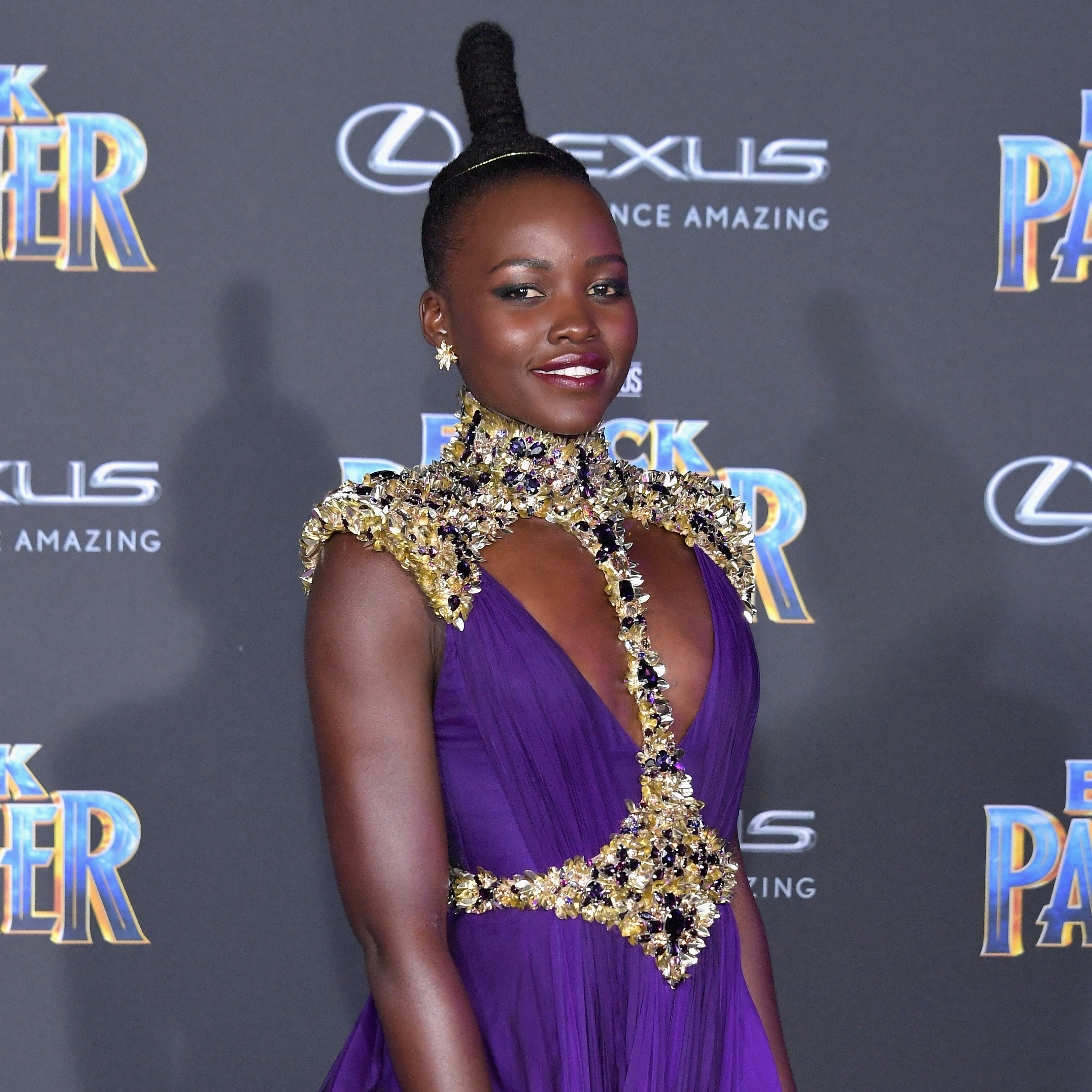 The Very Black Beauty and Hair Moments From The 'Black Panther' Premiere 
