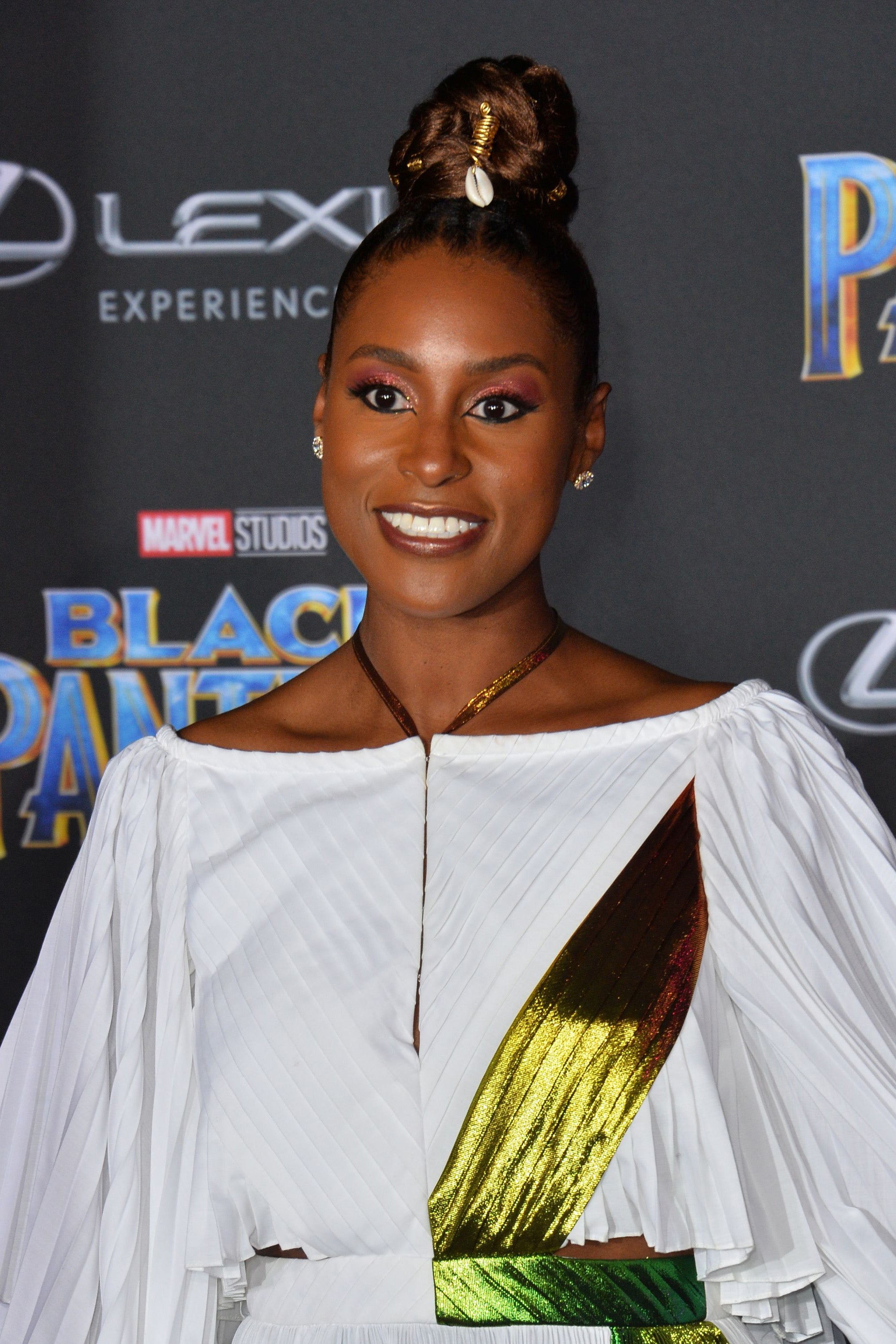 The Very Black Beauty and Hair Moments From The 'Black Panther' Premiere 
