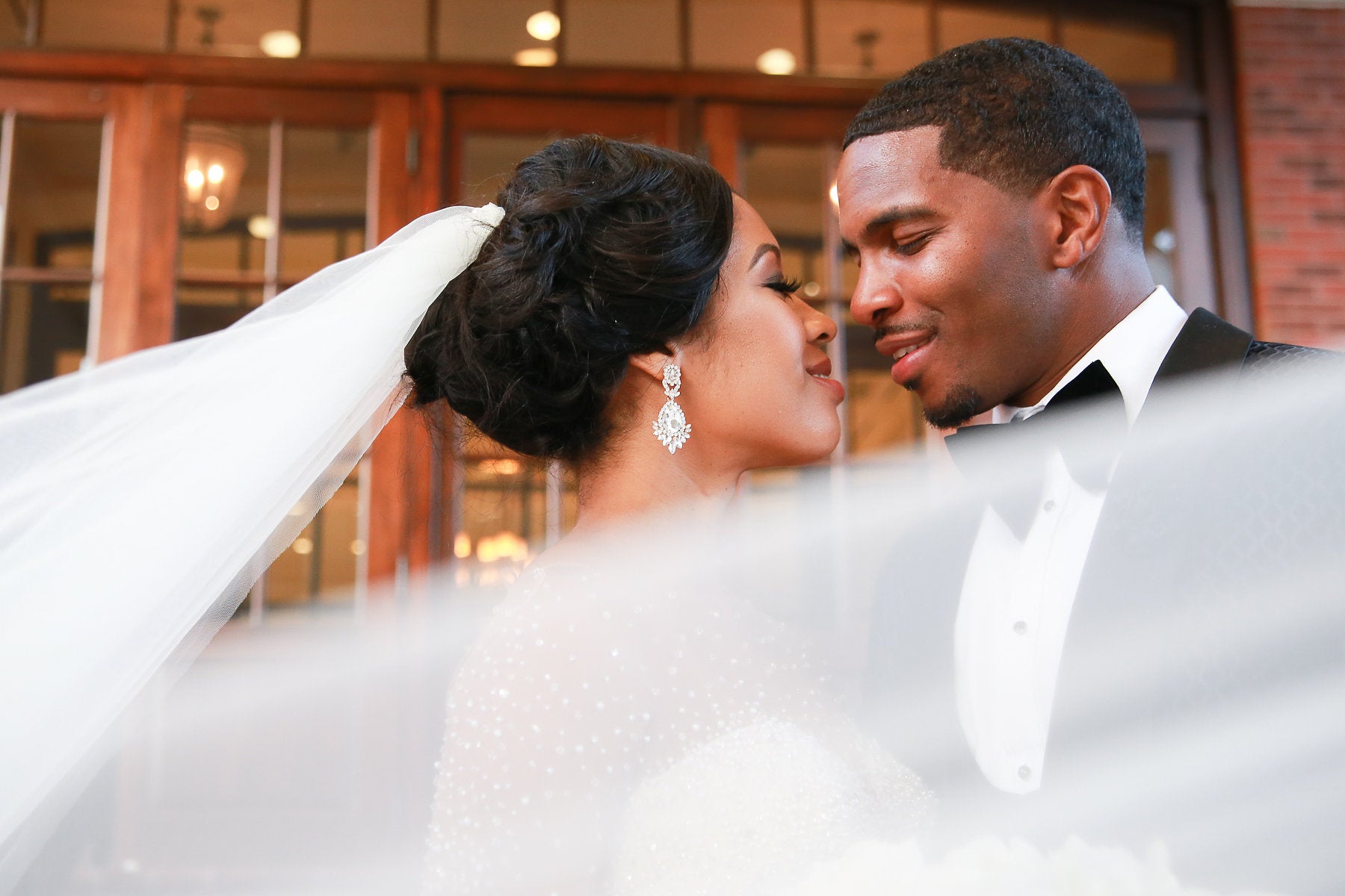 Bridal Bliss: You'll Love North Carolina A&T State Grads Alex And Paige's Glam Wedding Style
