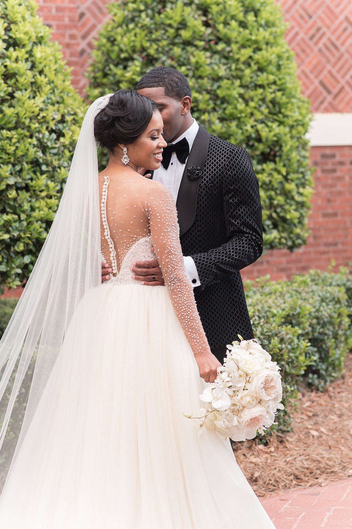 Bridal Bliss: You'll Love North Carolina A&T State Grads Alex And Paige's Glam Wedding Style
