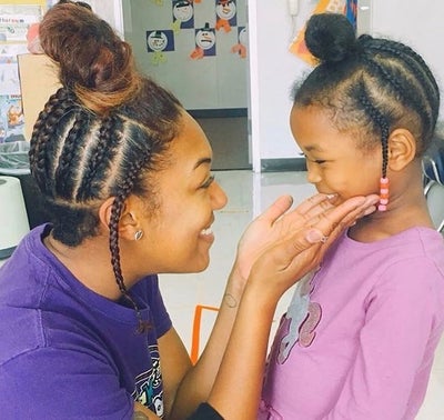 This Elementary School Teacher Styled Her Hair Like One Of Her Students To Teach Her a Beautiful Lesson