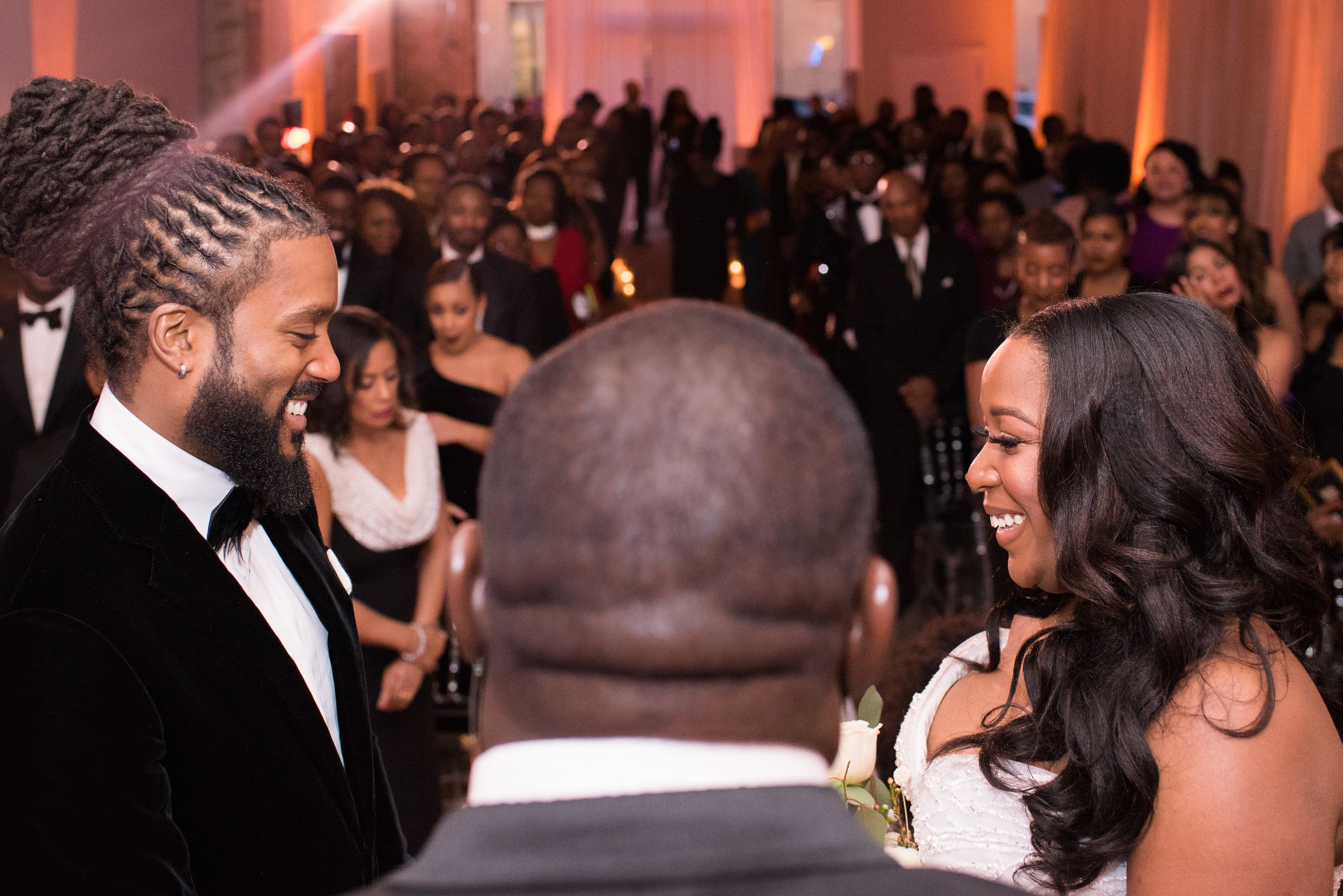 Bridal Bliss: See Why We Adore Howard University Alums Brent And Christian's Modern Glam Wedding 
