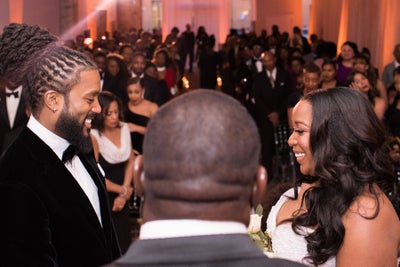 Bridal Bliss: See Why We Adore Howard University Alums Brent And Christian’s Modern Glam Wedding