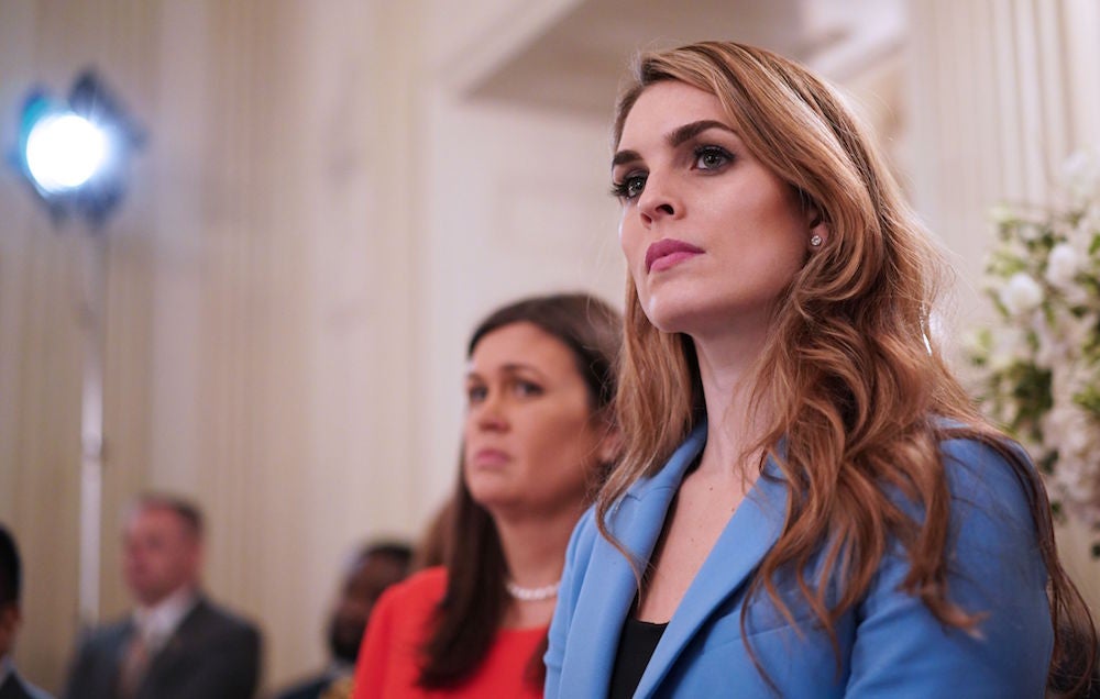 The Quick Read: Trump's Communications Director Hope Hicks Is Leaving The White House
