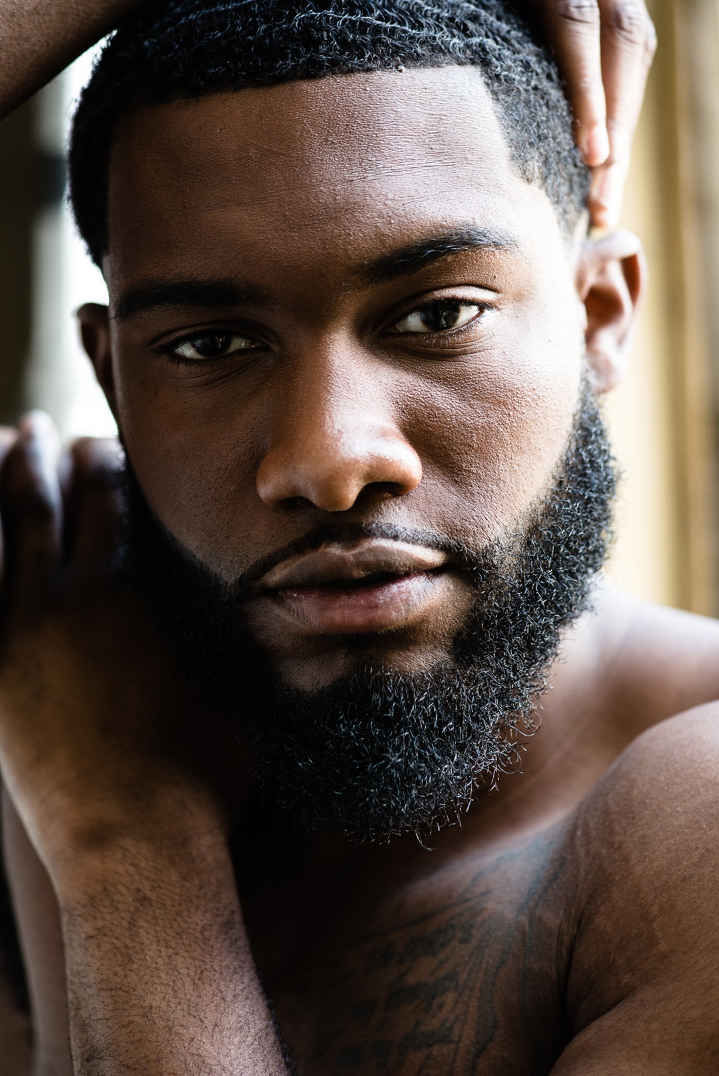 Bearded Bae Shania Knight Is Certified Hot Chocolate and He Will Make Your Morning
