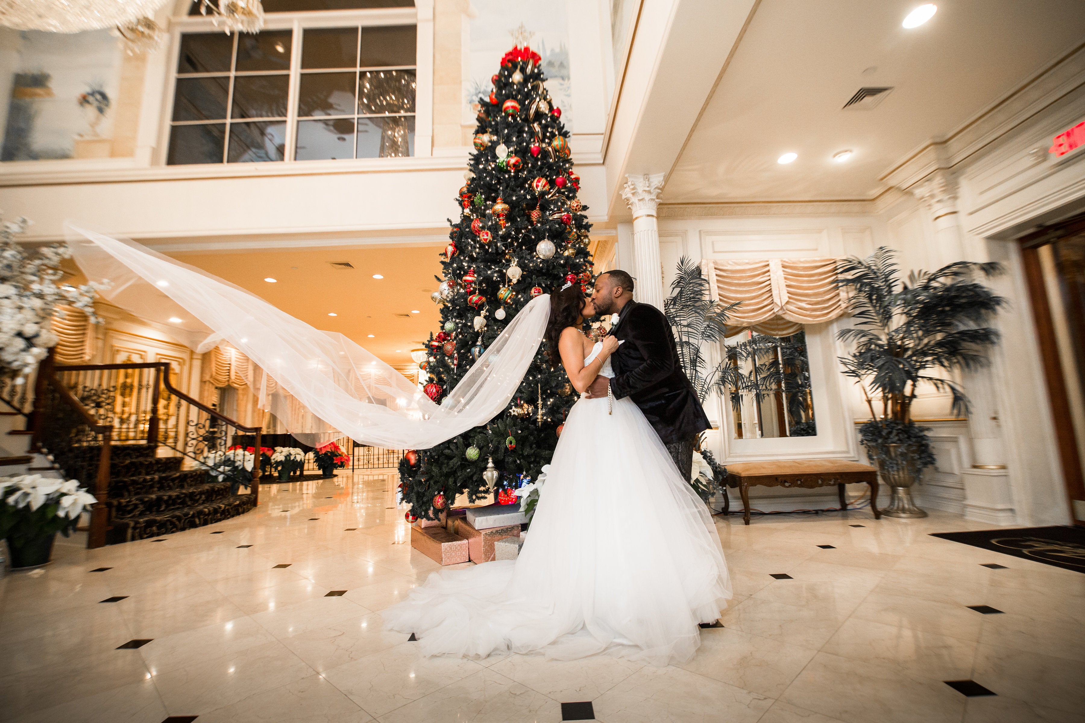 Bridal Bliss: Rahman And Gina's Romantic Winter Wedding Was One Of A Kind
