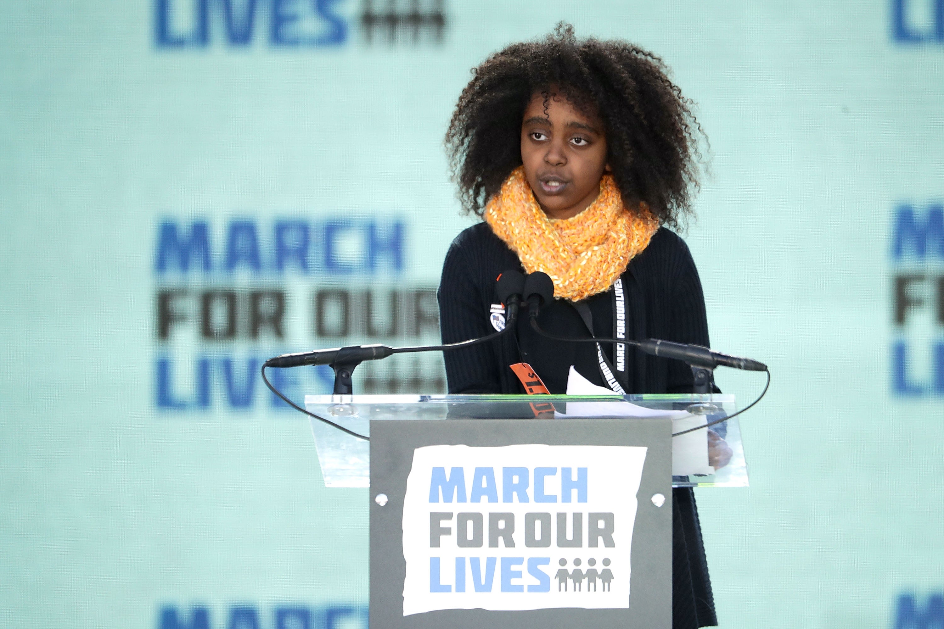 Fifth Grader Naomi Wadler Reminds 'March For Our Lives' Rally To Honor Black Girls Too
