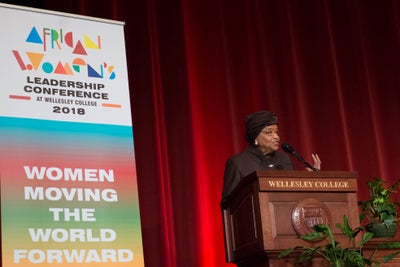 Former Liberian President Ellen Johnson Sirleaf Vows To Continue To Lead Women Of The World