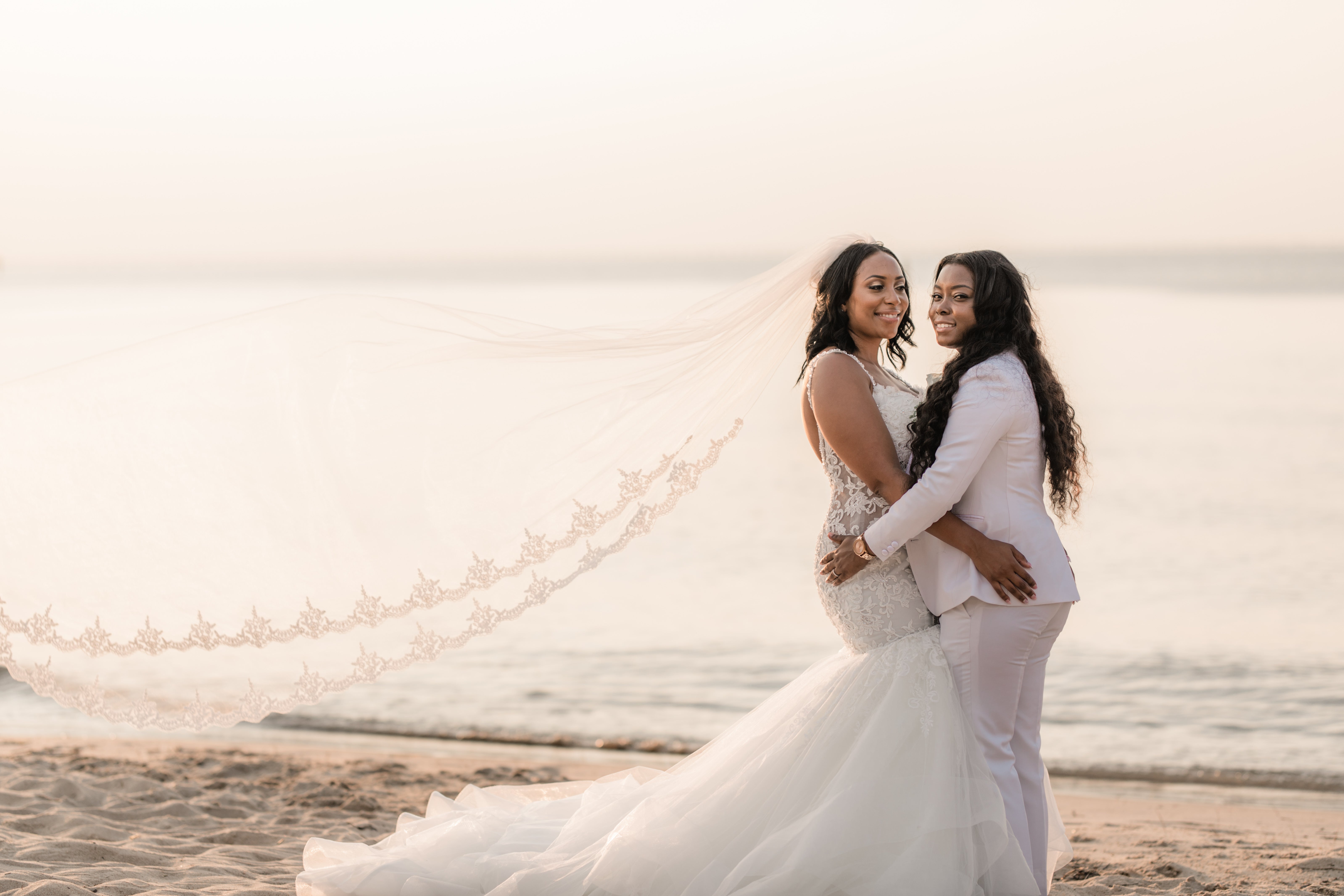 Bridal Bliss: Chantel And Shavonia's Love Shined Through Their Stunning Wedding Photos