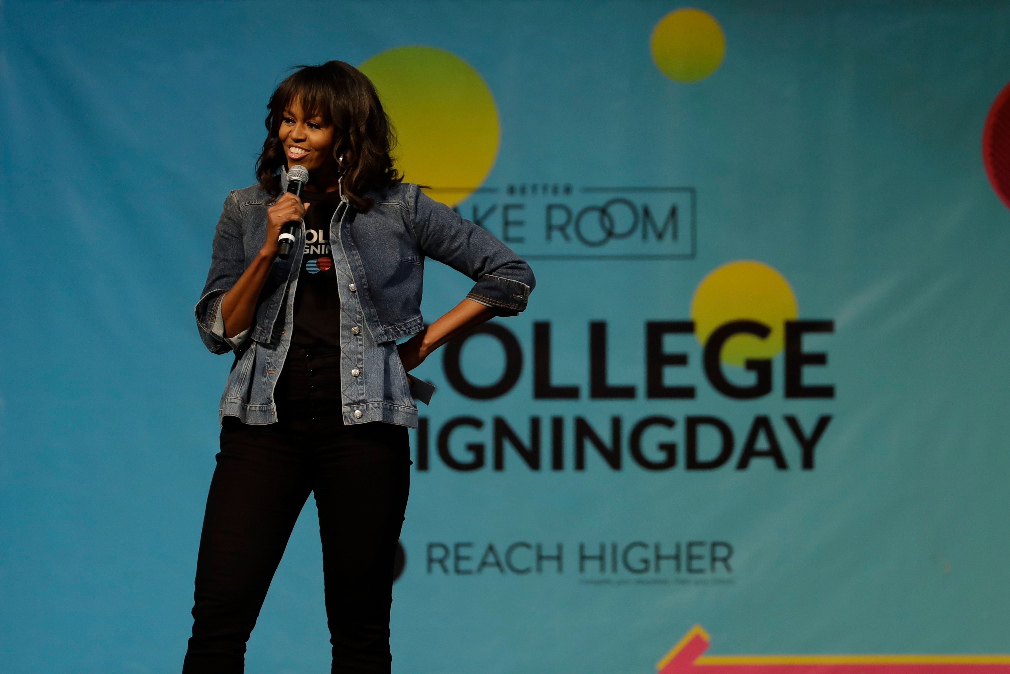 This Video Of Michelle Obama Dancing With Jussie Smollett At College Signing Day Is The Break You Need From The News