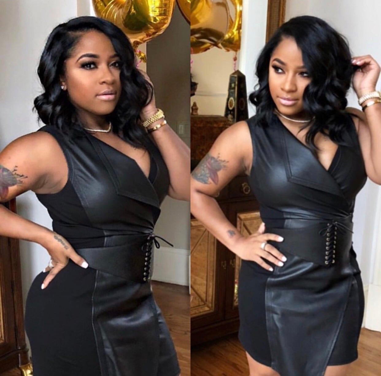 Celebrity Hairstylist Dominique Evans Talks Creating The Perfect Curly Bob For Toya Wright
