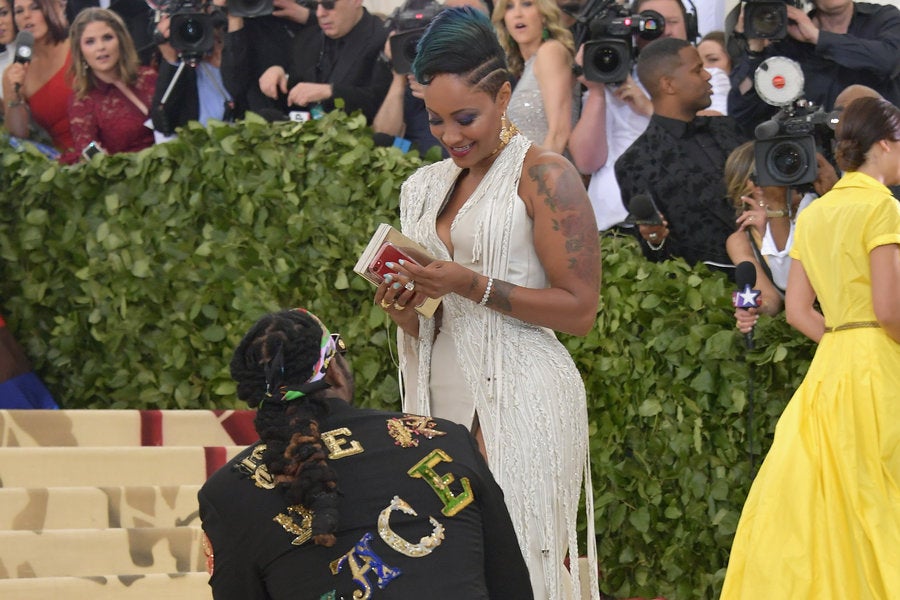 2 Chainz Proposed To Wife Again On 2018 Met Gala Red Carpet - Essence