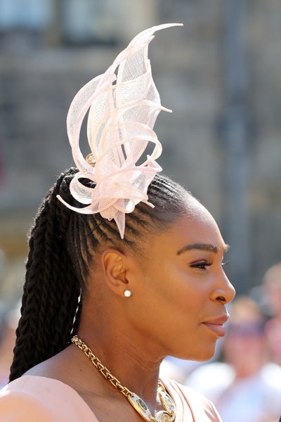 Serena Williams Slayed In Cornrows And Senegalese Twists For The Royal Wedding