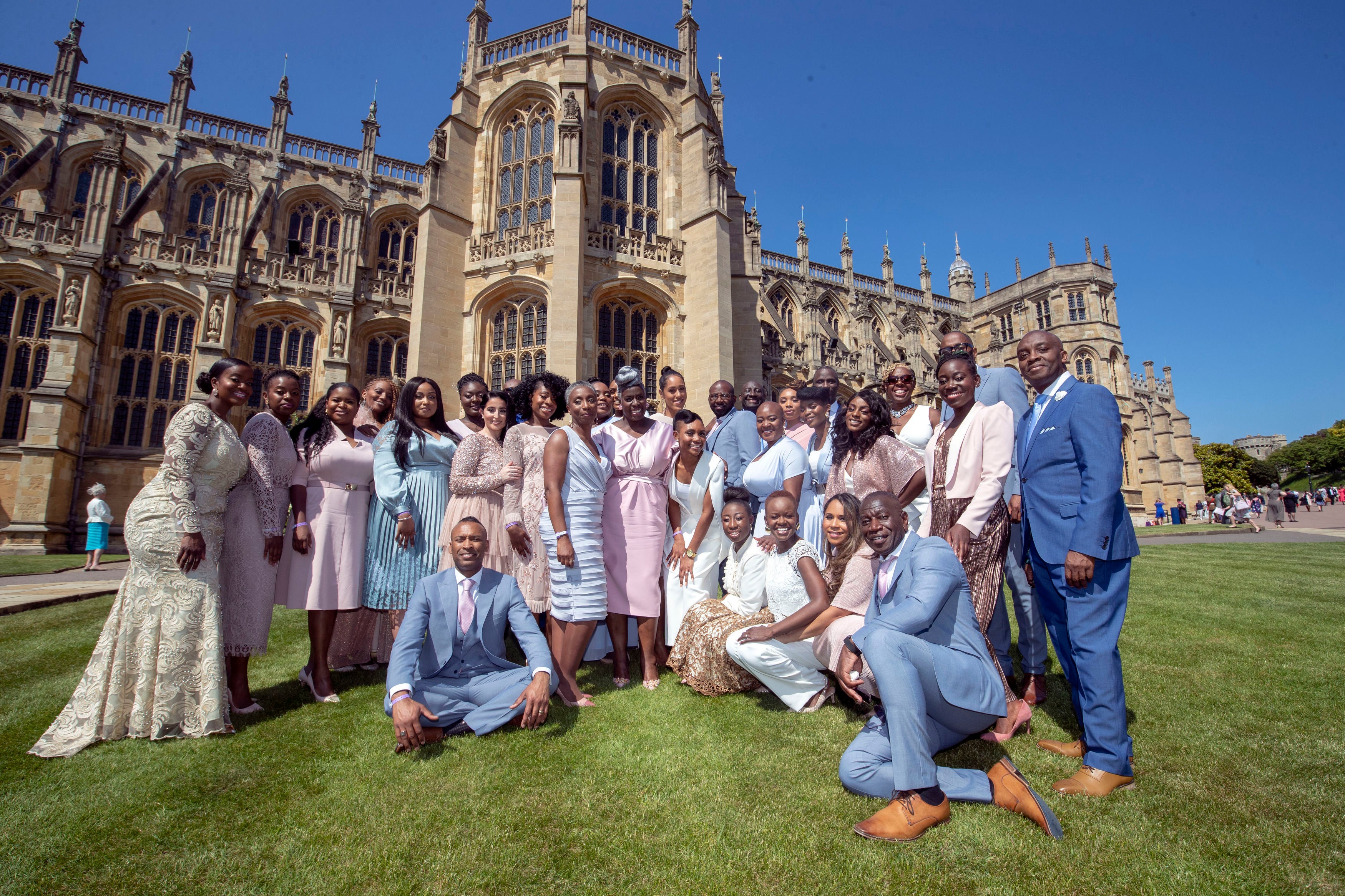 Take A Moment To Revel In The Hair And Style Of The Kingdom Choir At The Royal Wedding 
