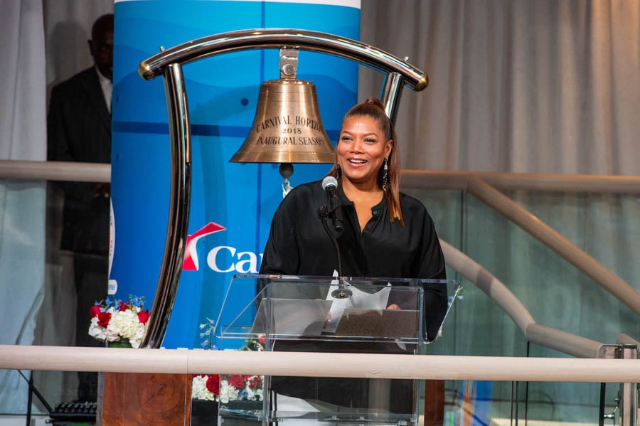ICYMI: Queen Latifah Named 'Godmother' Of Carnival Cruise Ship's Newest Addition, Carnival Horizon
