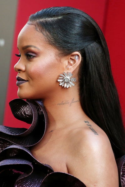Rihanna Ocean’s 8 Red Carpet Beauty Look