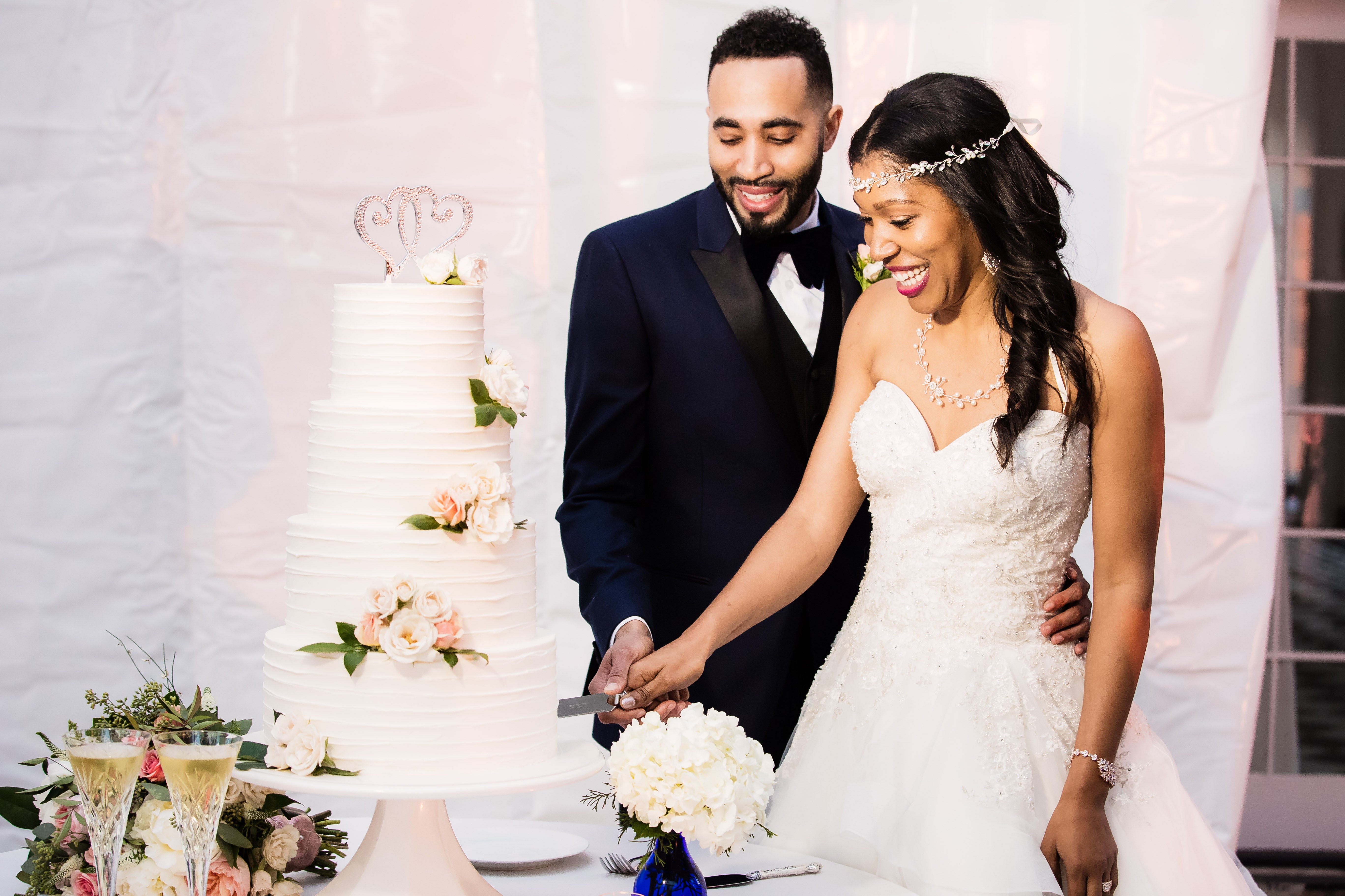 Bridal Bliss: Curtis And Aisha's Wedding Was As Romantic As It Gets
